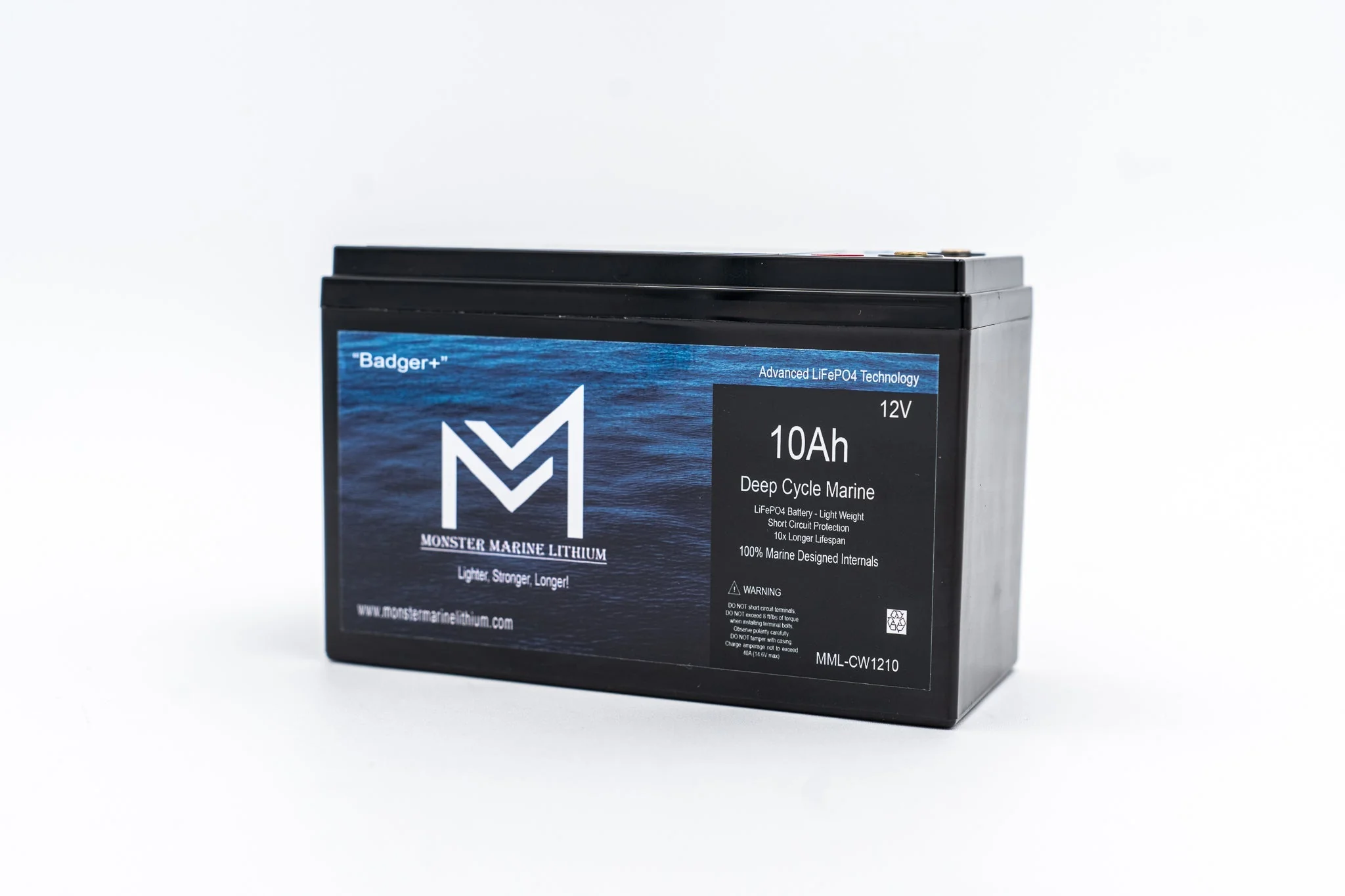 12v 10Ah Monster Marine Lithium Deep Cycle - Image 2