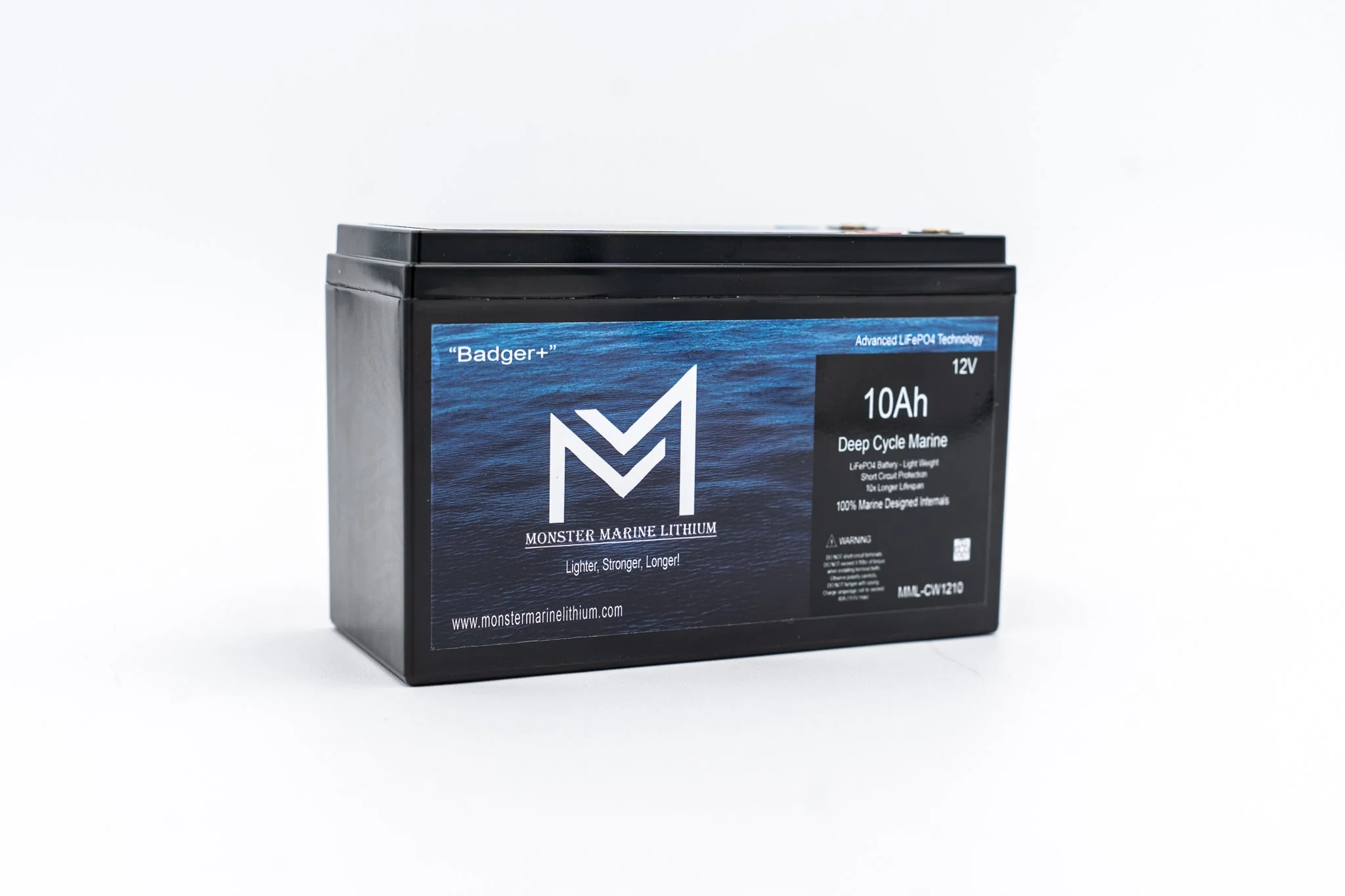 12v 10Ah Monster Marine Lithium Deep Cycle - Image 3