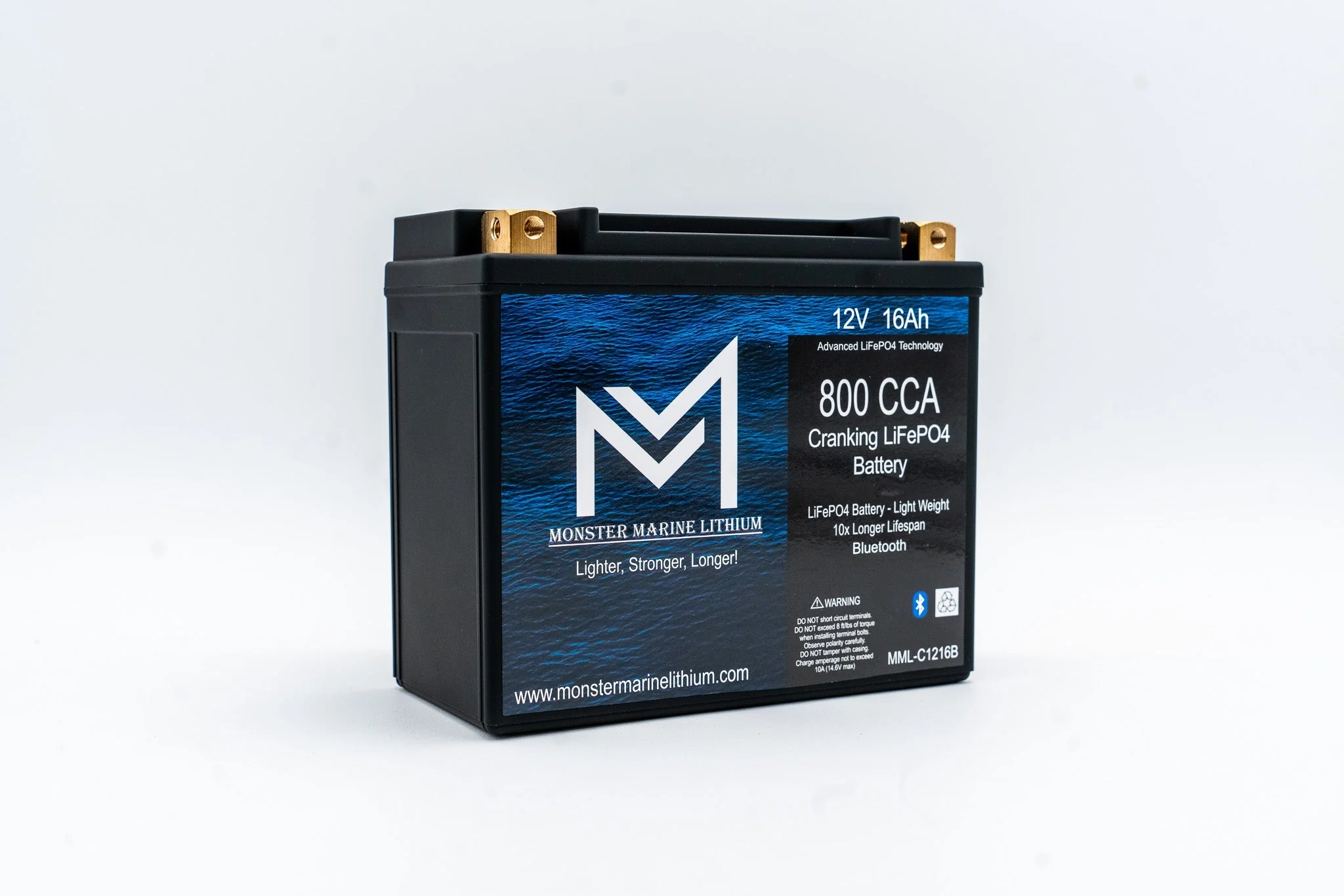 800CCA 12V 16AH Cranking Lithium Battery - BLUETOOTH - Image 3