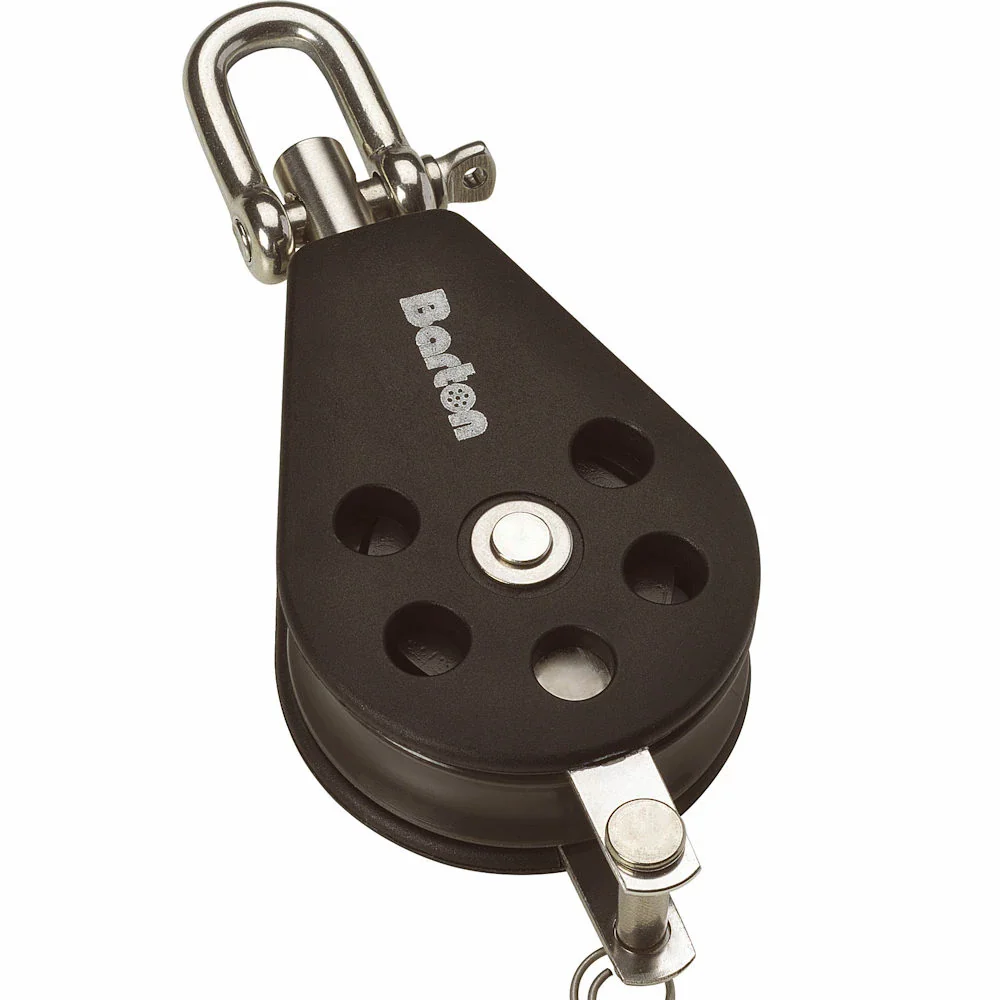 Barton Size 1 30mm Plain Bearing Pulley Block Single Swivel  Becket [N01131]