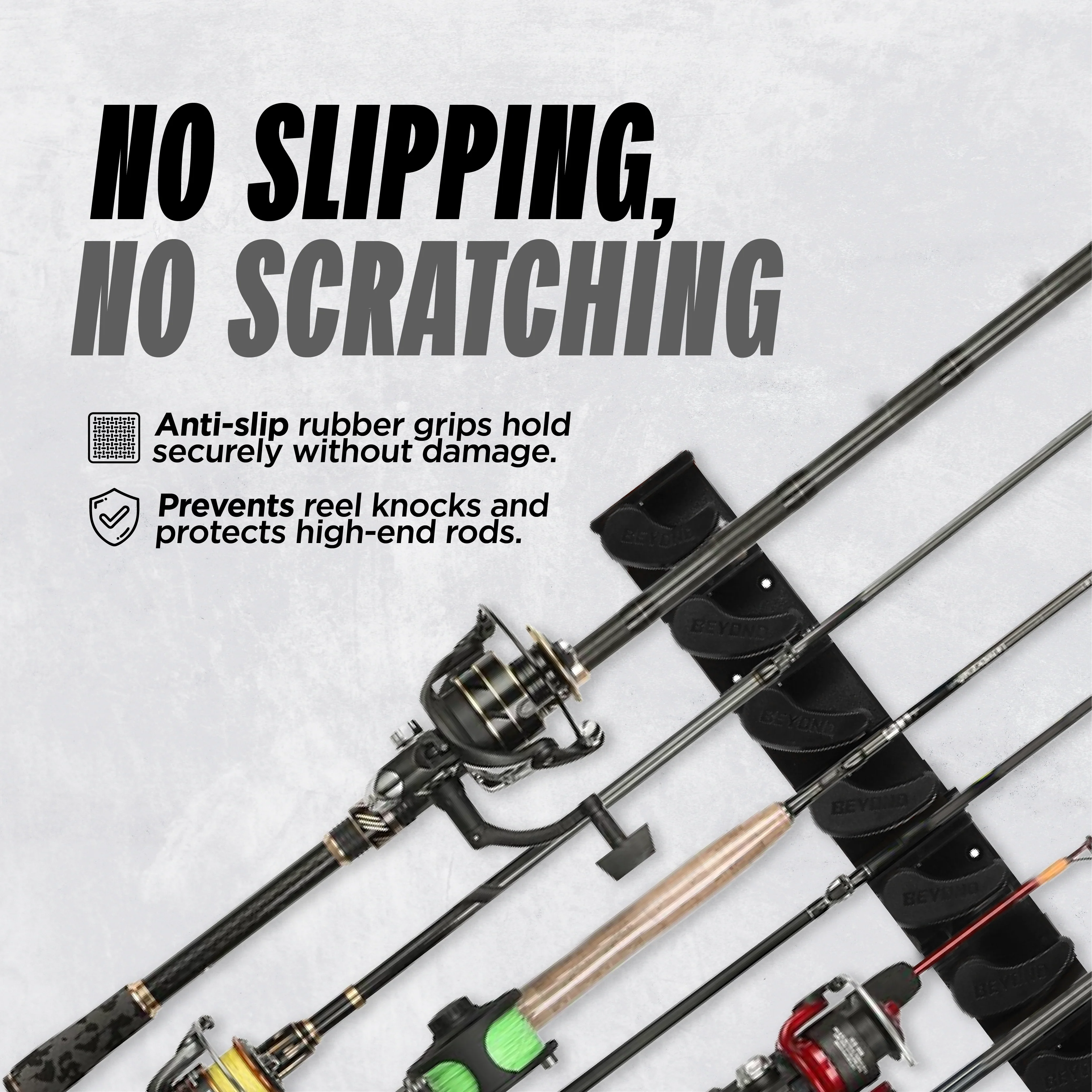 Beyond Fishing GripLock Vertical Fishing Rod Rack - Image 4