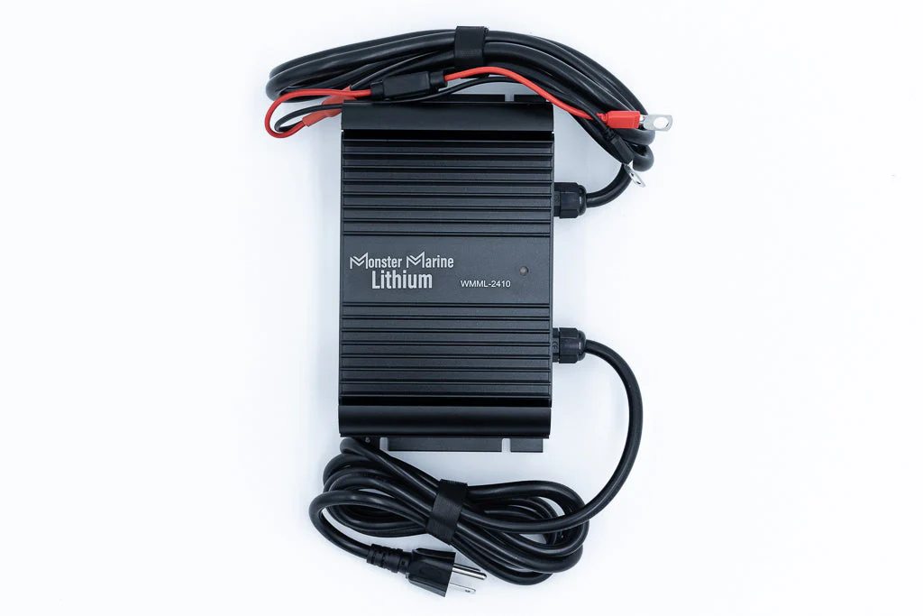 BLACK WIDOW 24V 10A Waterproof Lithium Battery Charger - Image 2