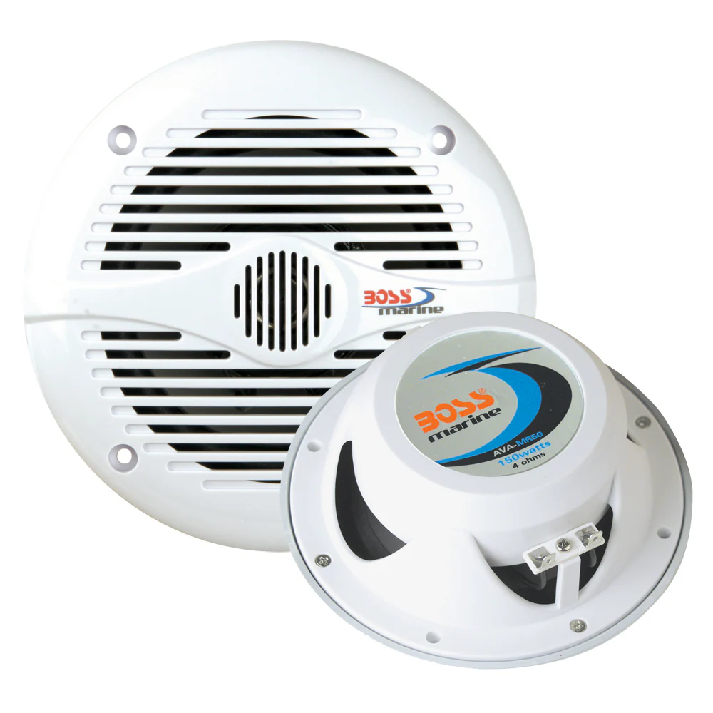 Boss Audio MR50 5.25" Round Speakers - White - Pair [MR50]
