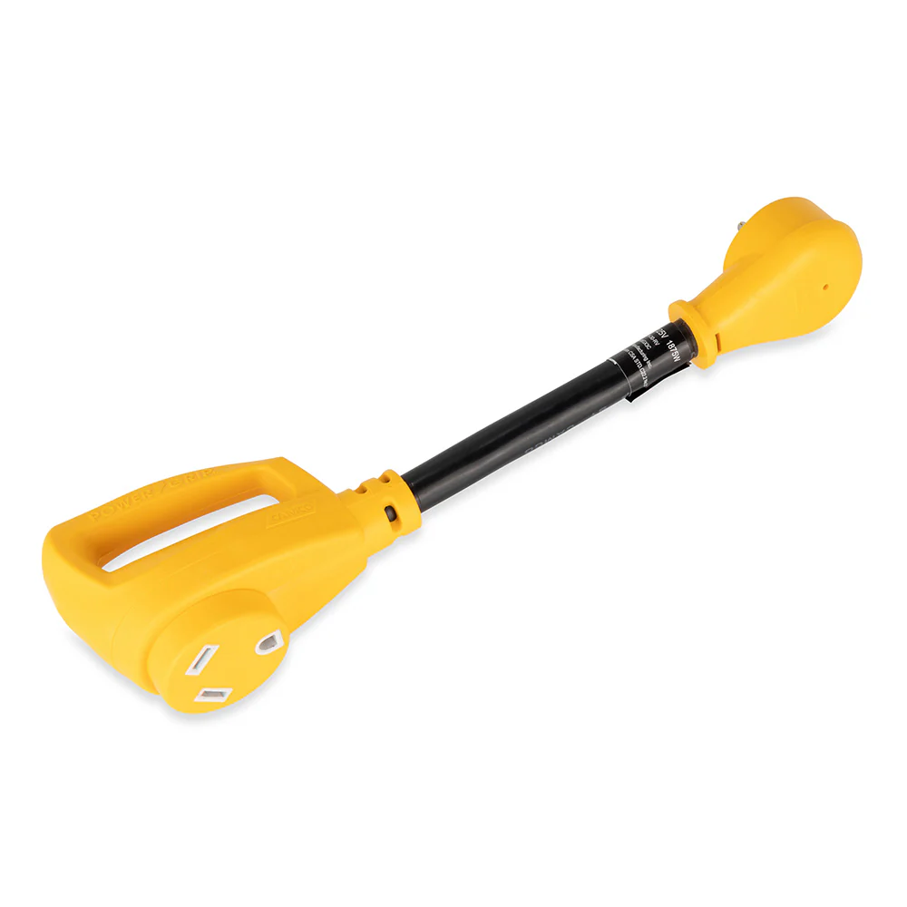 Camco Power Grip Dogbone 15 Amp Male / 30 Amp Female Adapter - 12" [55165] - Image 2