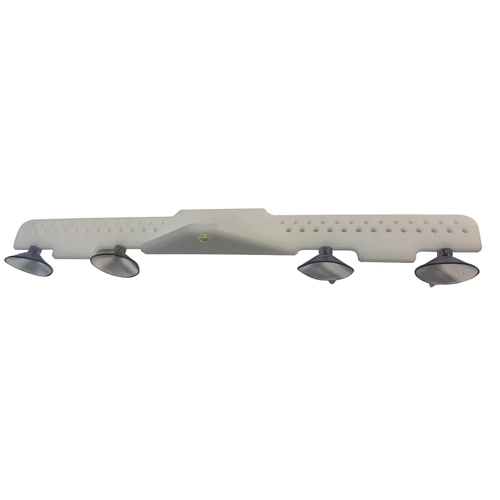 Deep Blue Marine 18" Acrylic Lure Rack - Suction Cup Mount - White [LR-18]
