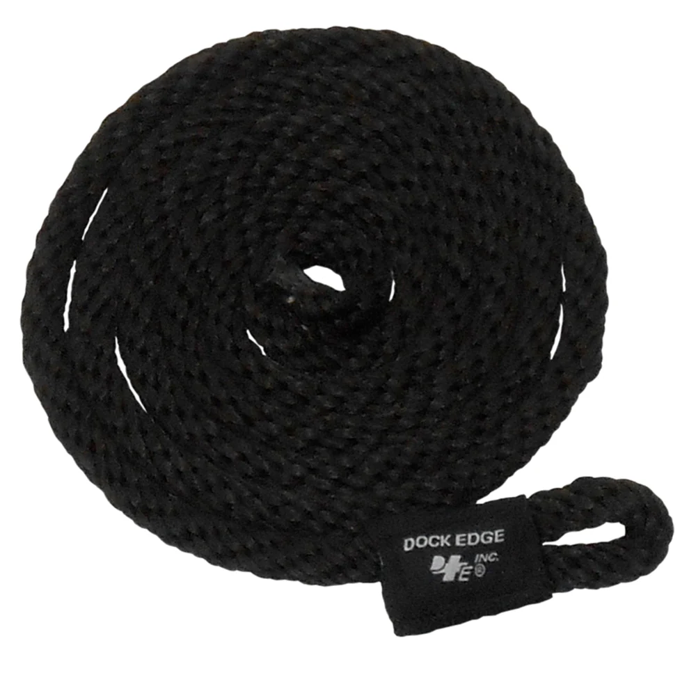 Dock Edge Fender Line - 3/8" x 5' - Black - 2-Pack [DE91566F]