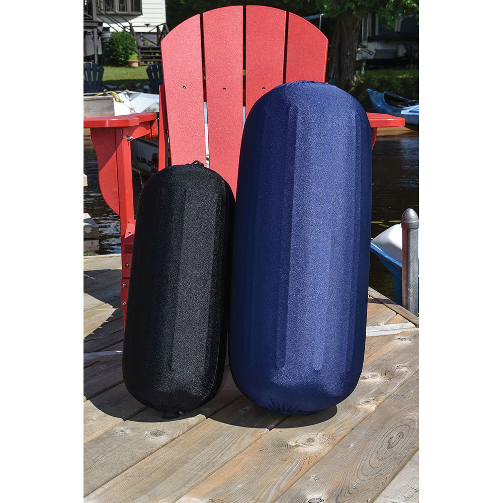 Dock Edge Reversible Fender Cover - Black/Blue - Small [DE965669F] - Image 3