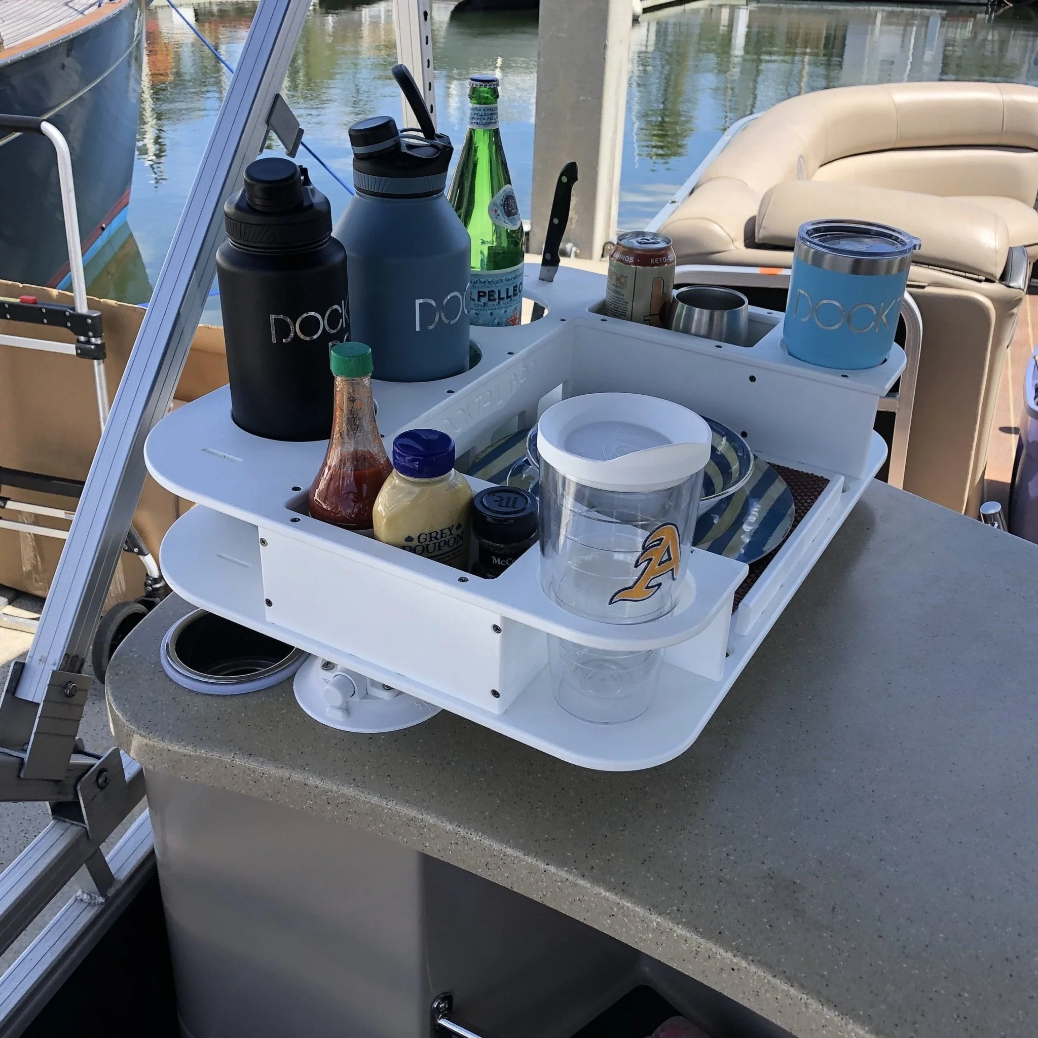 Docktail Butler Table with SeaSucker Vacuum Mounts - Image 5