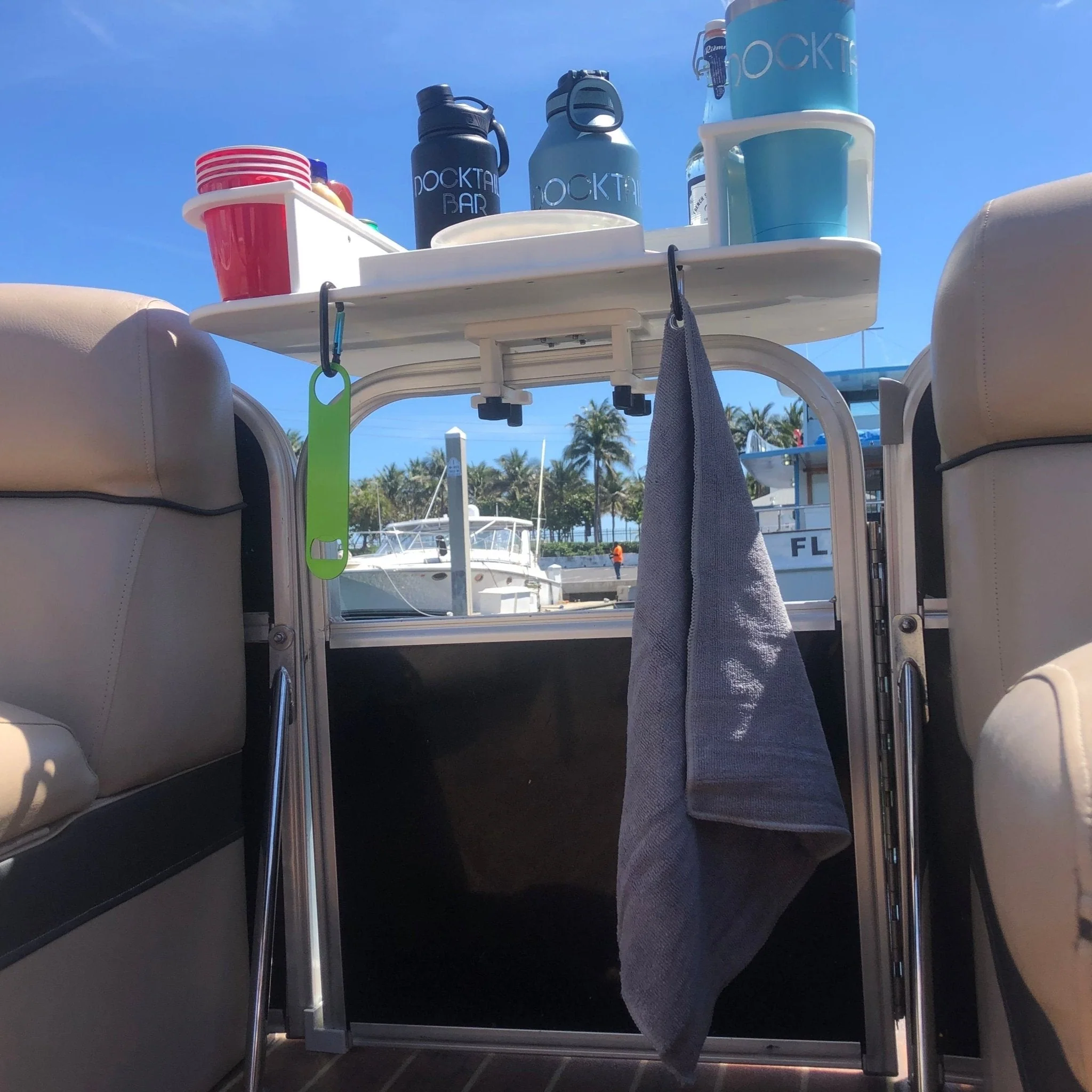 Docktail Butler with Pontoon Rail Mount - Image 10