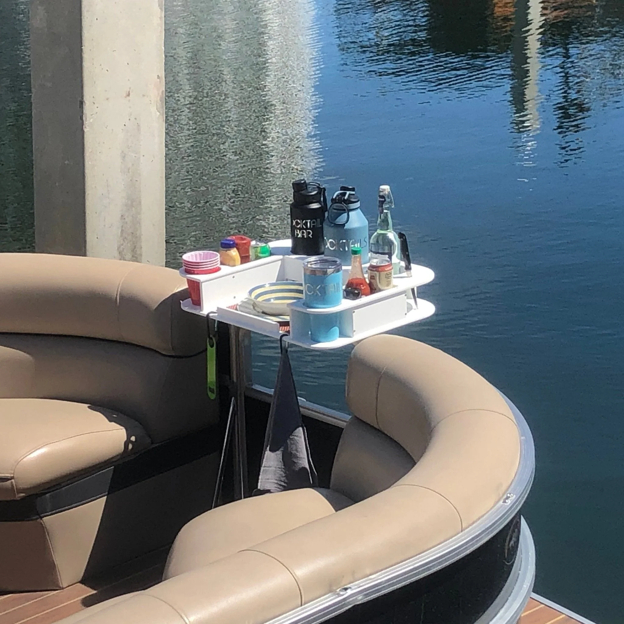 Docktail Butler with Pontoon Rail Mount - Image 11