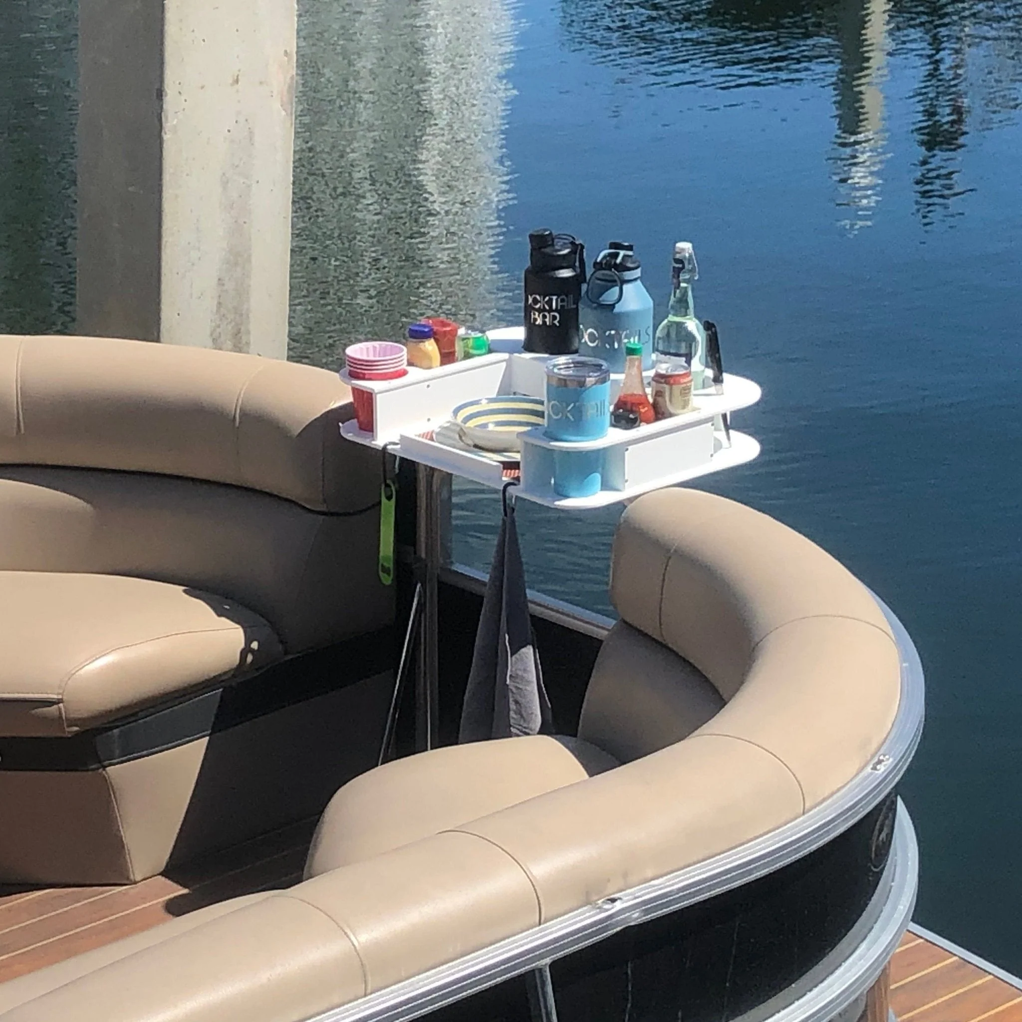 Docktail Butler with Pontoon Rail Mount - Image 14