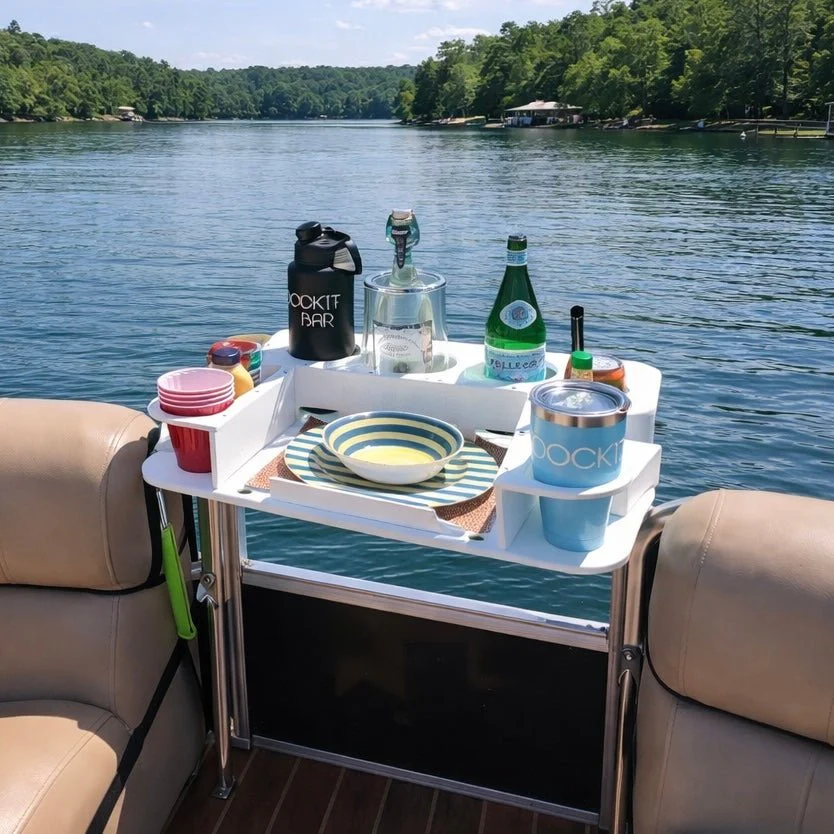 Docktail Butler with Pontoon Rail Mount - Image 3