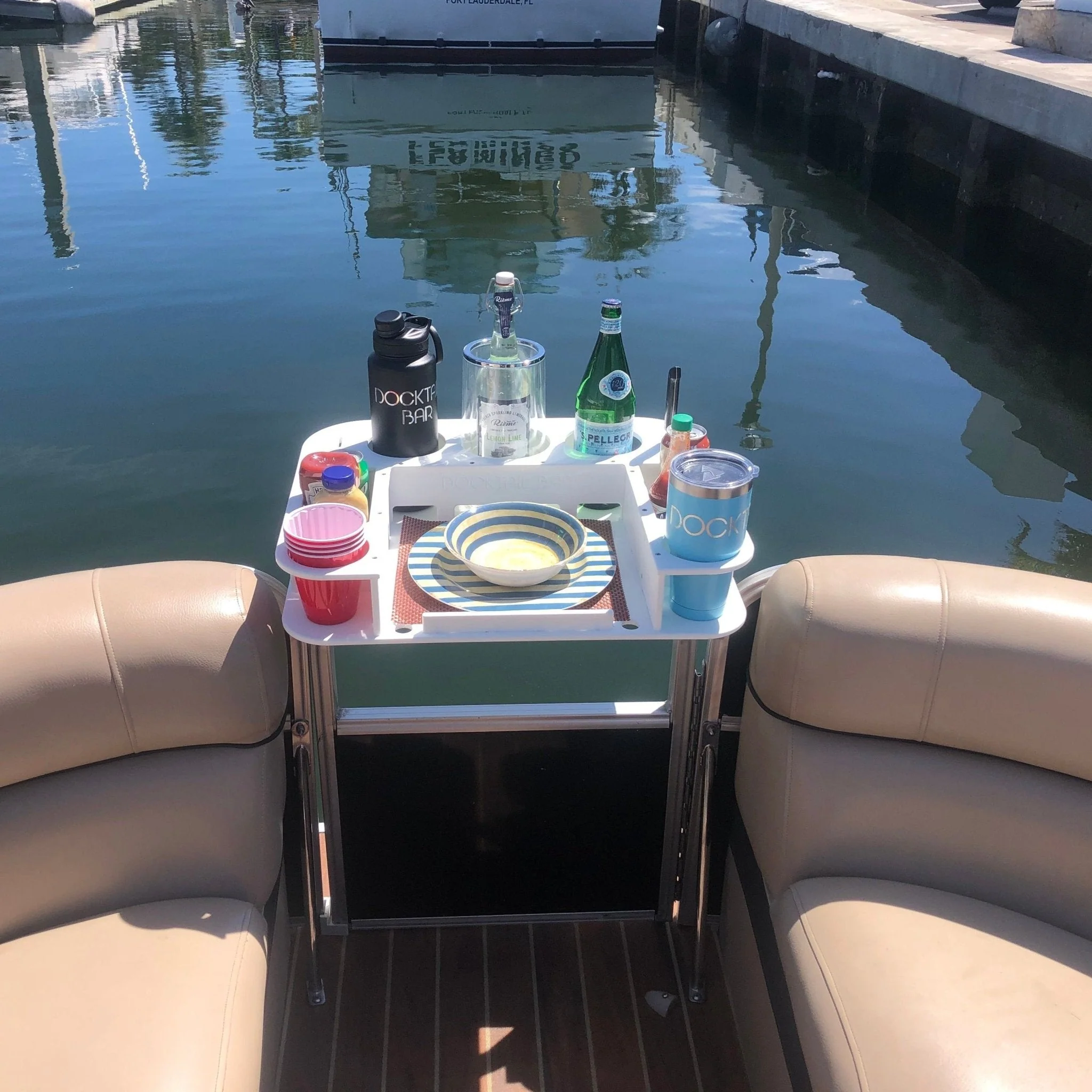 Docktail Butler with Pontoon Rail Mount - Image 6