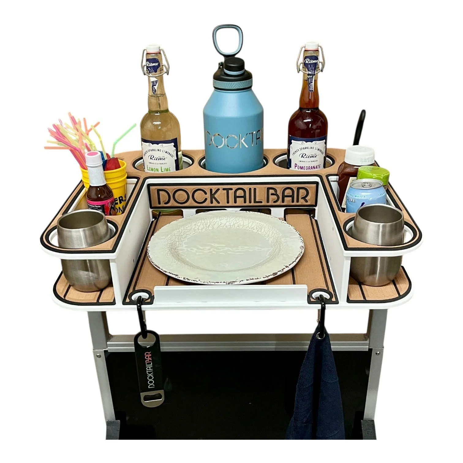 Docktail Butler with Pontoon Rail Mount - Image 8