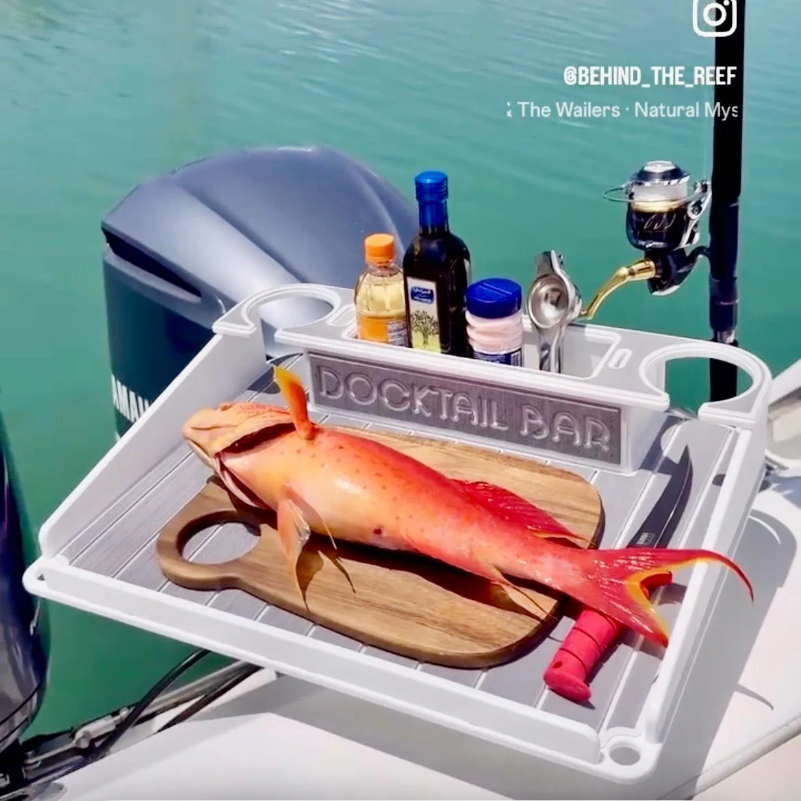 Docktail Utility Table with Rod Holder Mount - Image 6