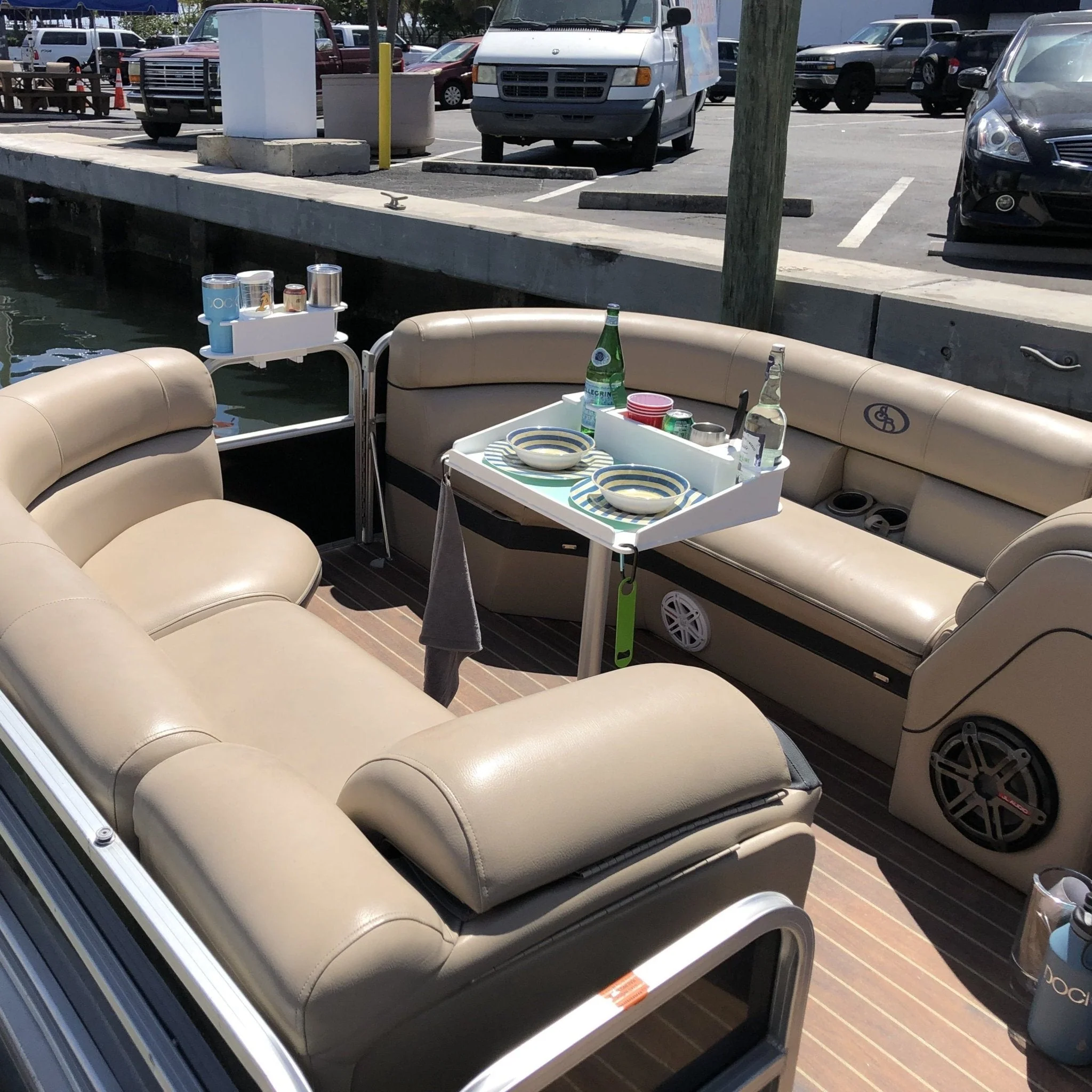 Docktail Utility Pedestal Boat Table - Image 15