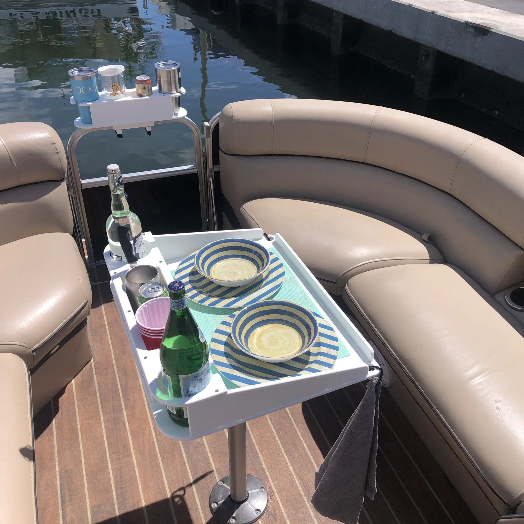 Docktail Utility Pedestal Boat Table - Image 3