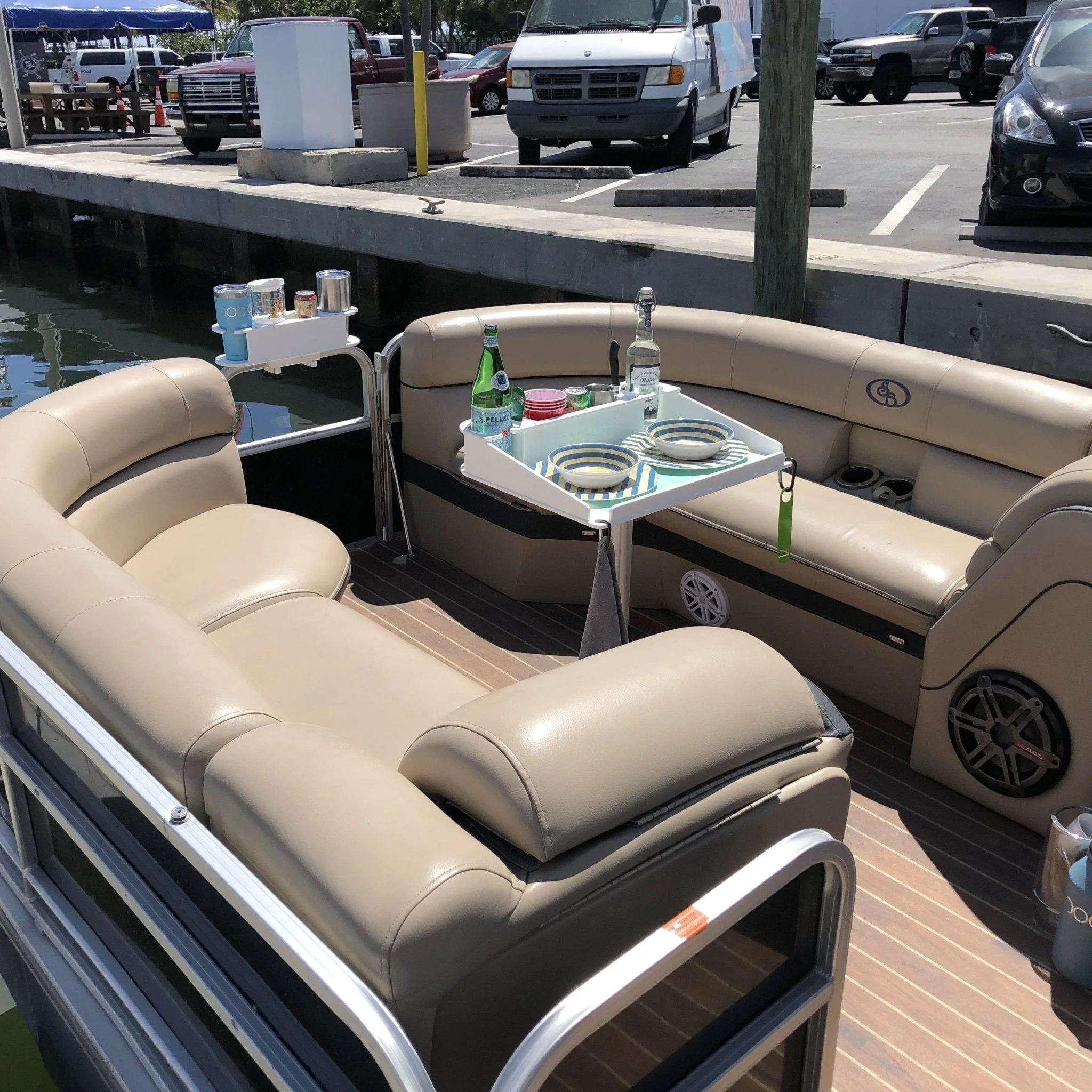Docktail Utility Pedestal Boat Table - Image 5