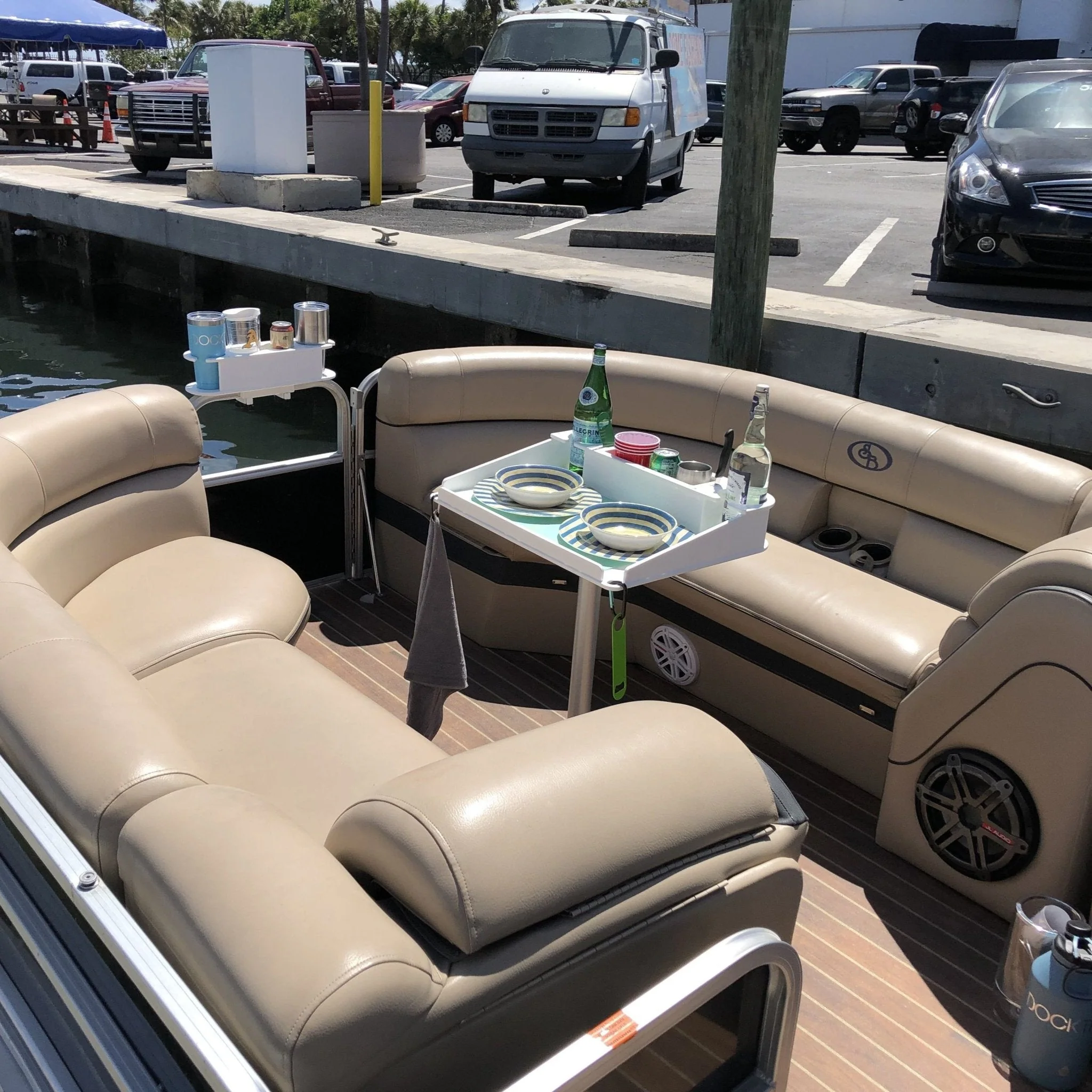 Docktail Utility Pedestal Boat Table - Image 6