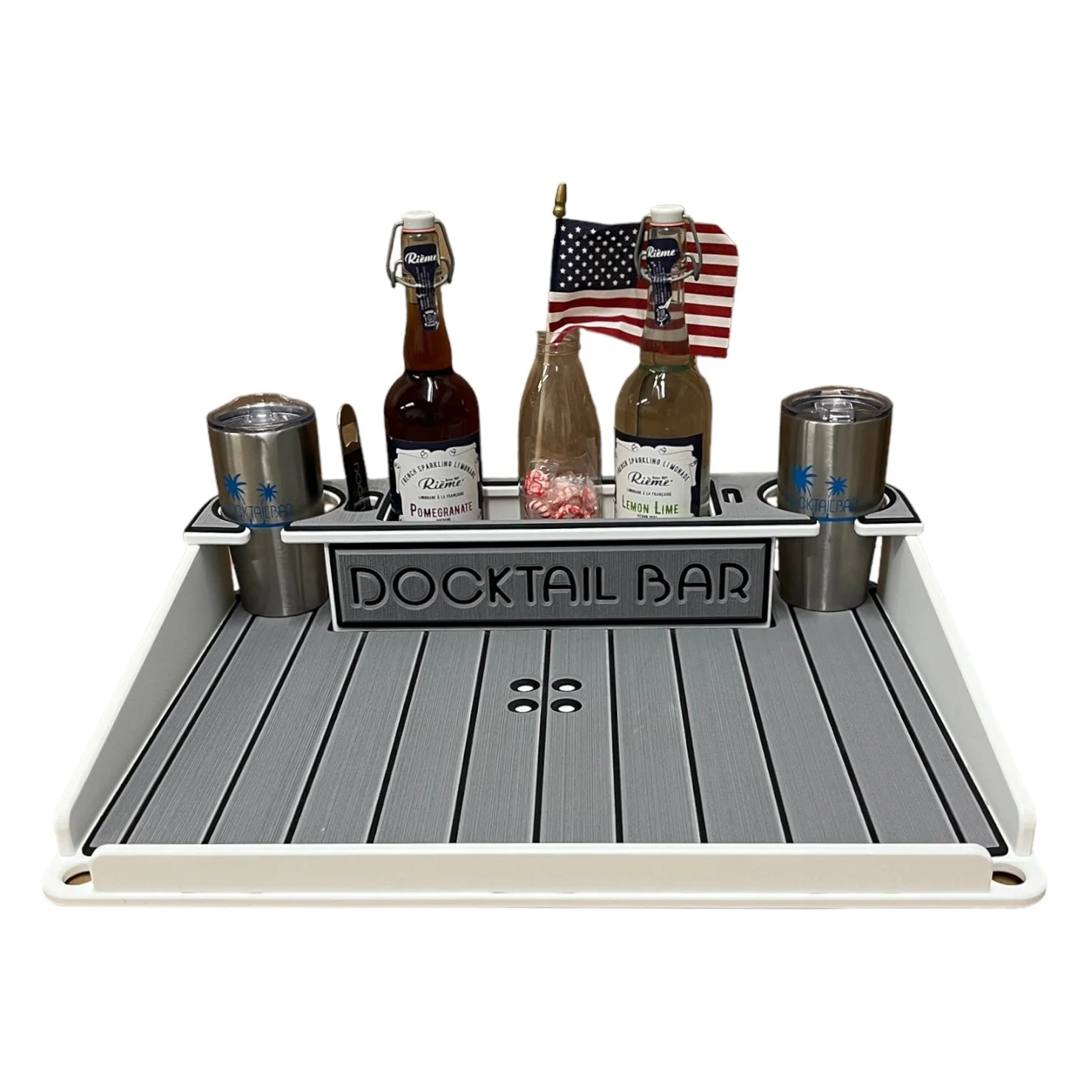 Docktail Utility Table with Pontoon Rail Mount - Image 7