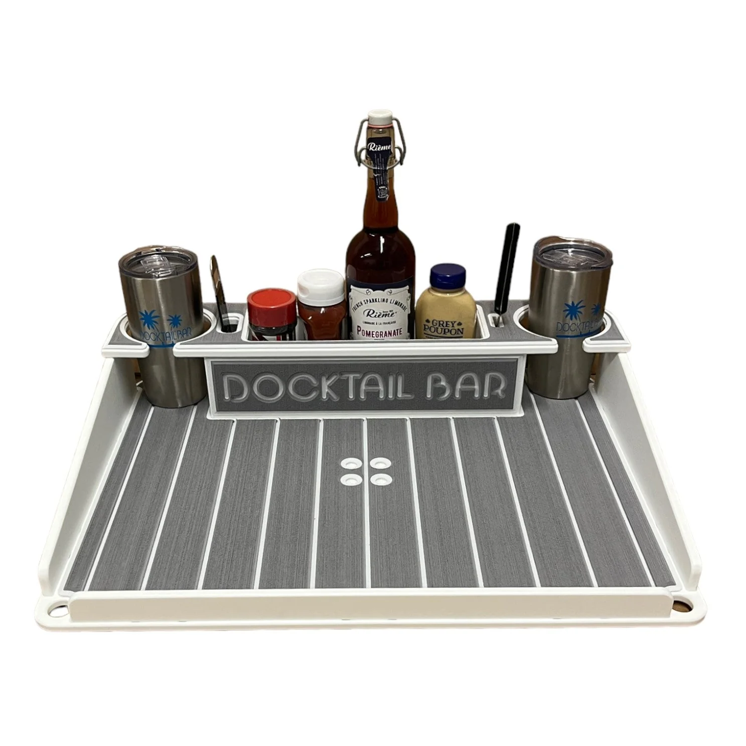 Docktail Utility Table with Pontoon Rail Mount - Image 8