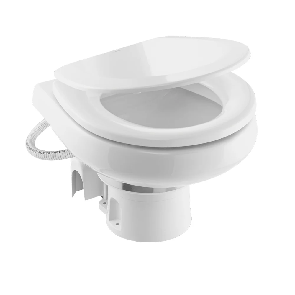 Dometic MasterFlush 7260 White Electric Macerating Toilet w/Orbit Base - Raw Water - 12V [9610007285] - Image 2