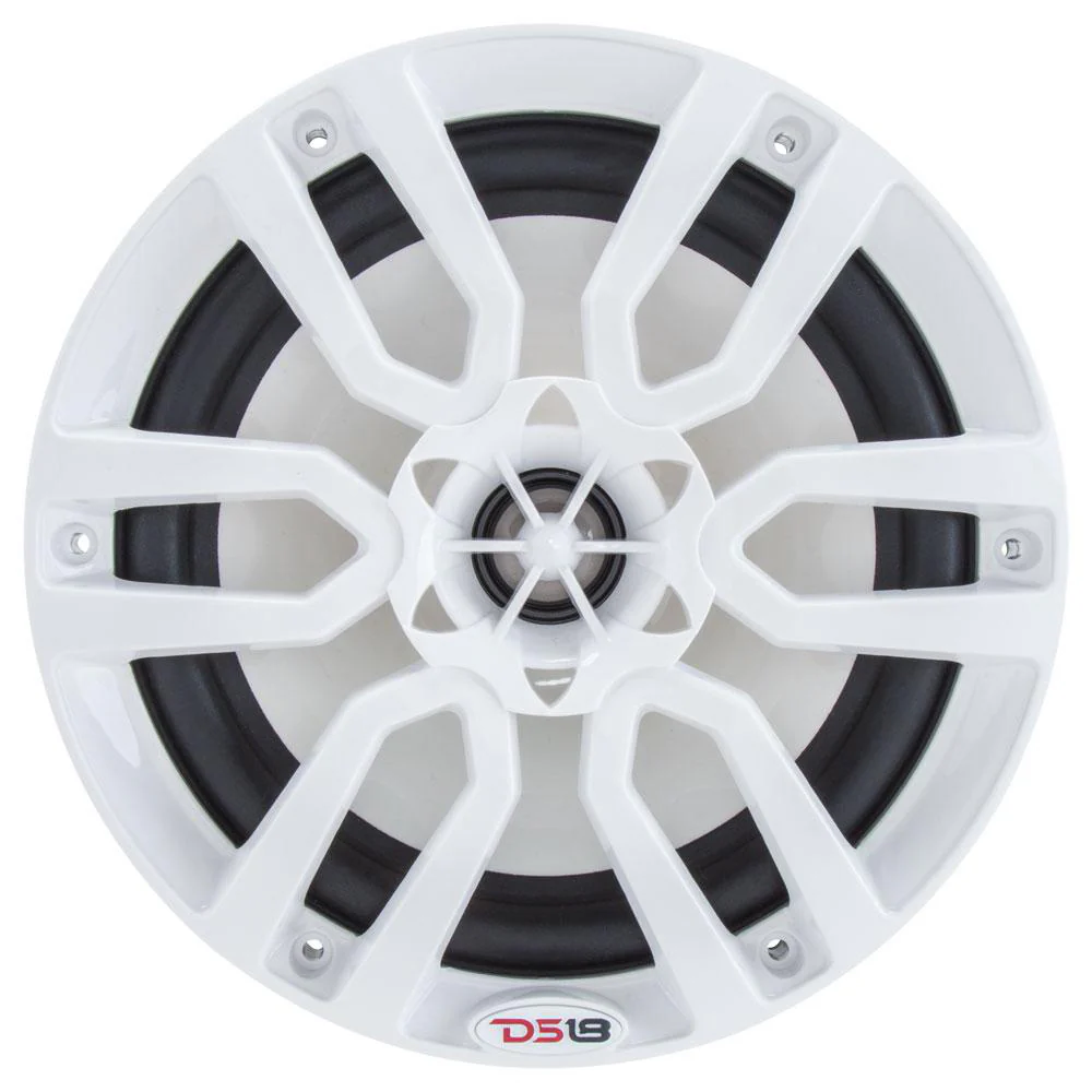DS18 HYDRO 8" 2-Way Marine Speakers w/RGB LED Lights 375W - White [NXL-8] - Image 4