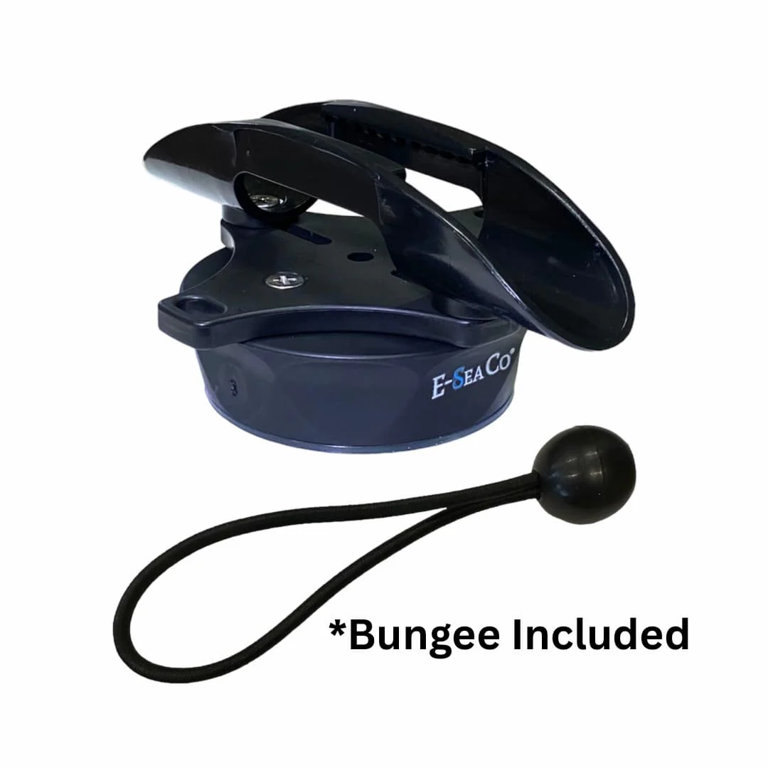 E-Sea Paddle Holder-Suction Mounted Paddle and Utility Clip