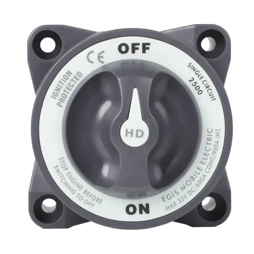 Egis Battery Switch - Heavy Duty-Series 600A - Off/On [2500]