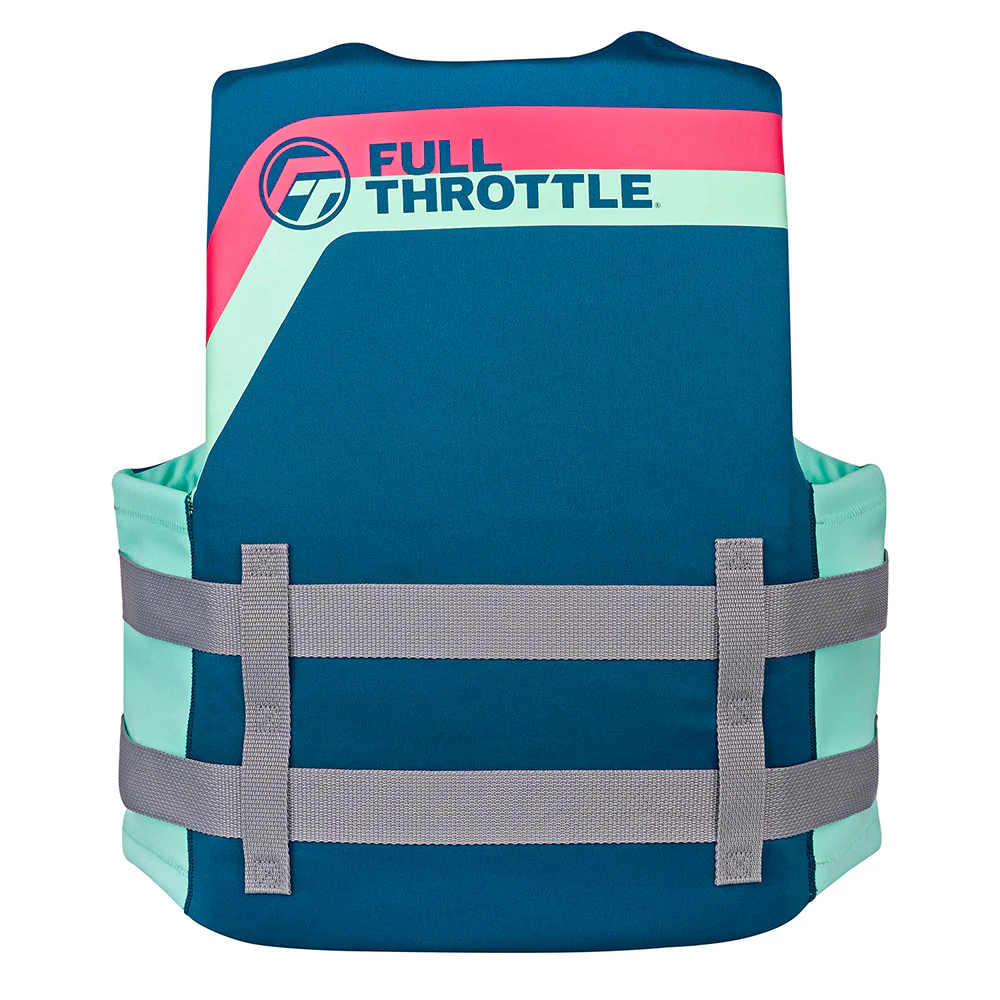 Full Throttle Adult Rapid-Dry Life Jacket - S/M - Aqua [142100-505-030-27] - Image 2