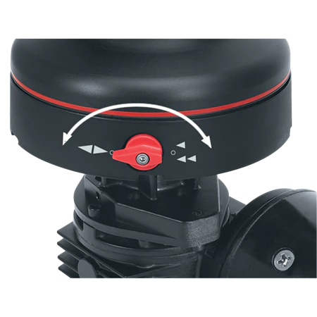 Harken #40 Electric Self-Tailing Rewind™ Radial Winch — Reverse Speed - Chrome with White Trim - Image 4