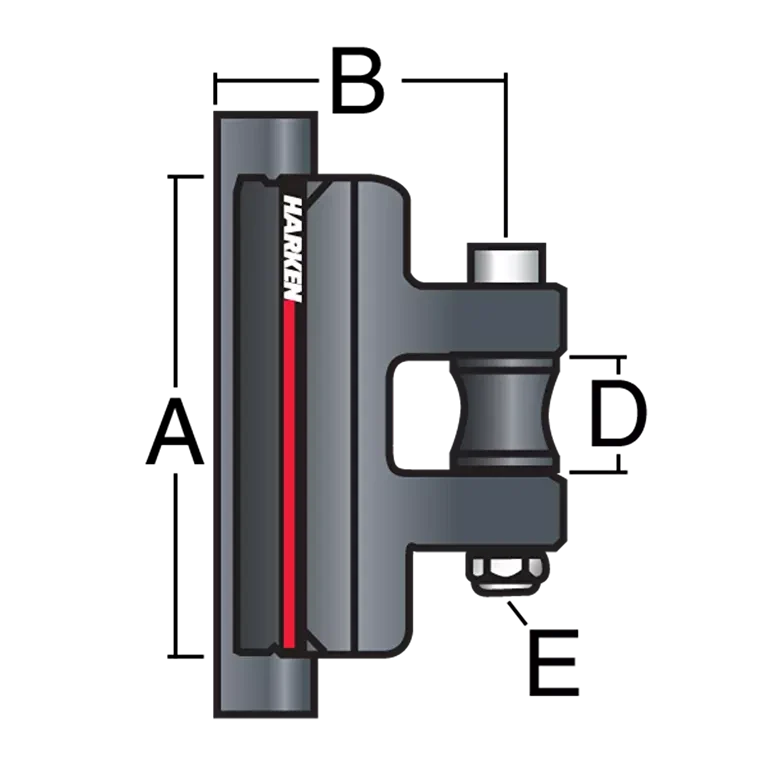 Harken System B CB High-Load Reef Car - Image 2