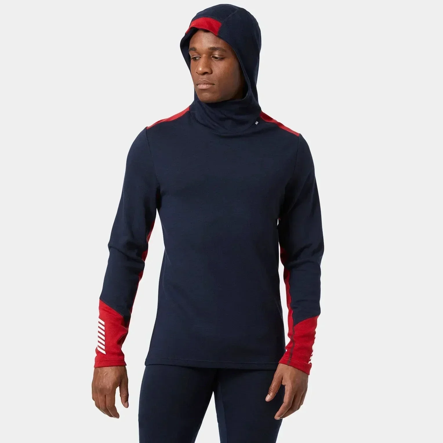 Helly Hansen Men's LIFA® Merino Midweight 2-in-1 Base Layer Hoodie - Image 3