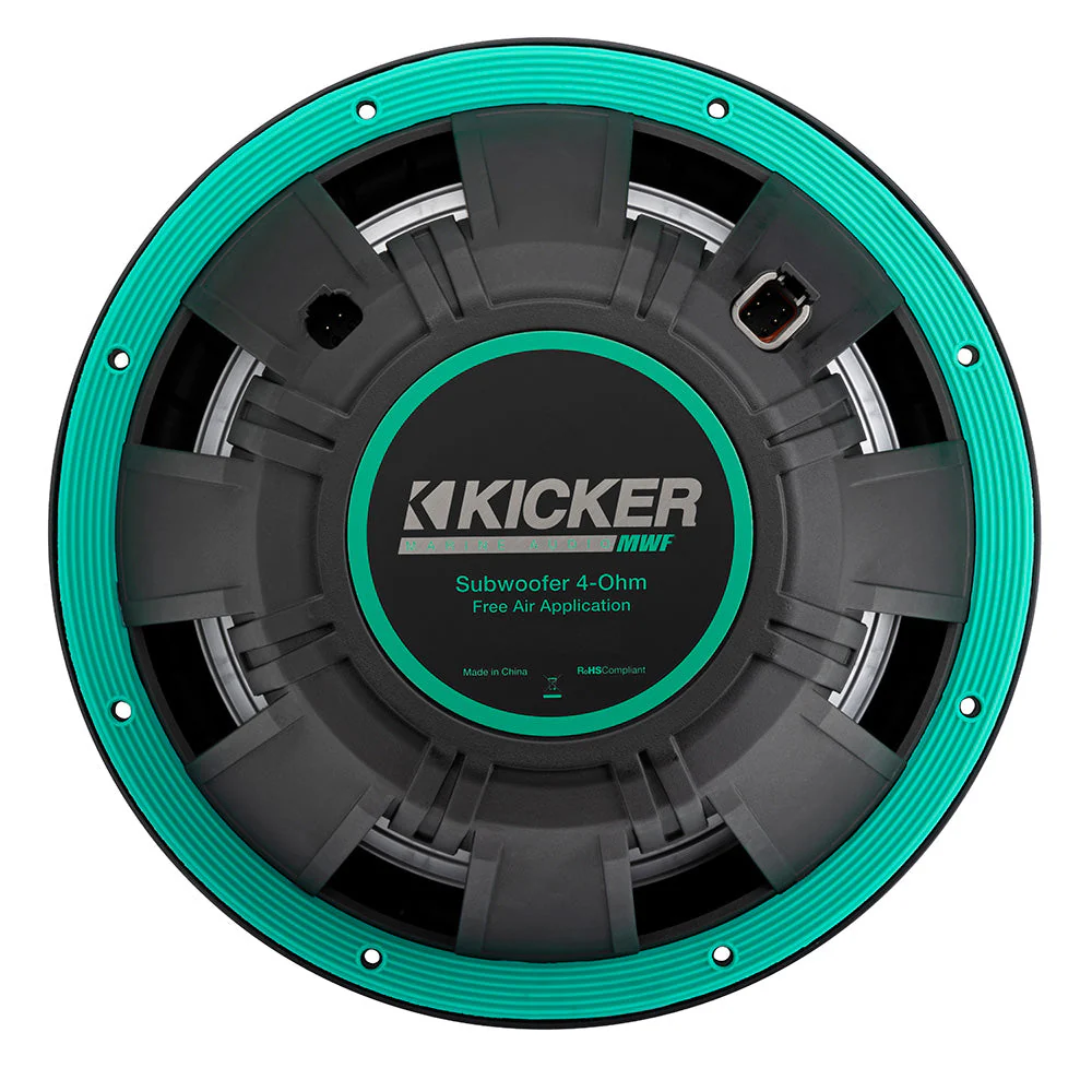 KICKER 10" Premium Marine Subwoofer f/Free-Air Applications - 4-Ohm [51MWF104] - Image 2