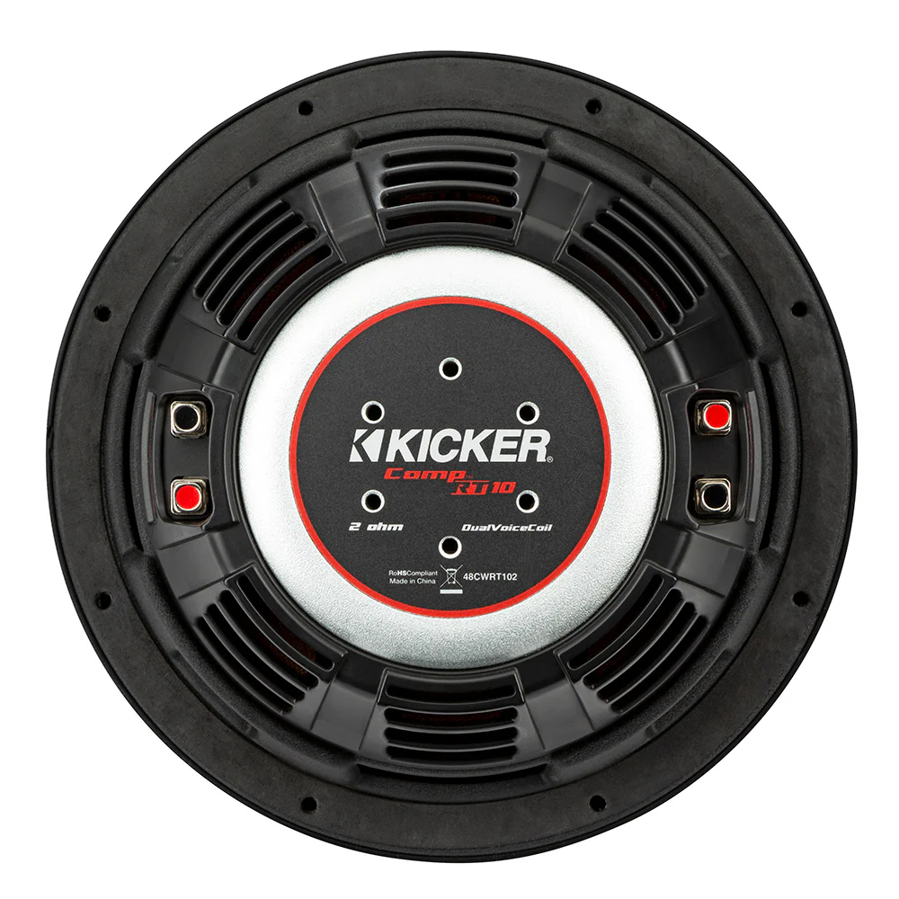 KICKER CompRT 10" Ultra Thin Subwoofer - 2-Ohm [48CWRT102] - Image 4