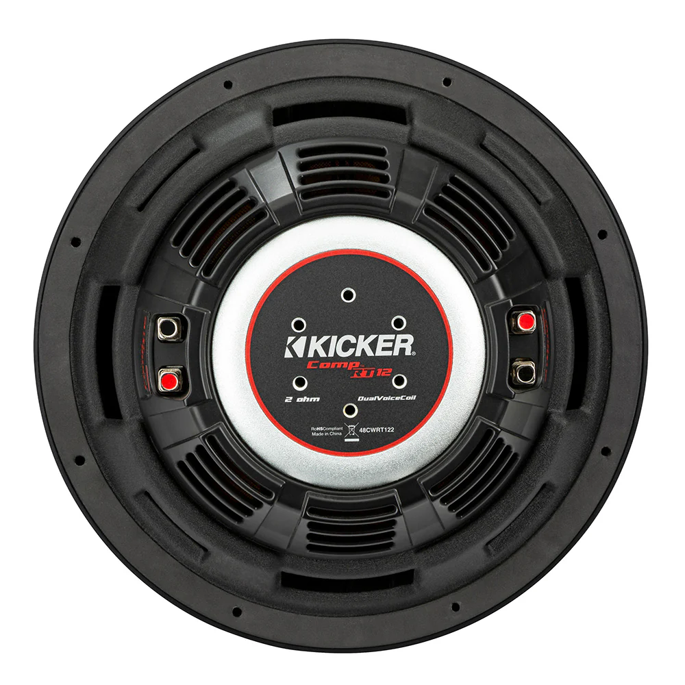 KICKER CompRT 12" Ultra Thin Subwoofer - 2-Ohm [48CWRT122] - Image 4