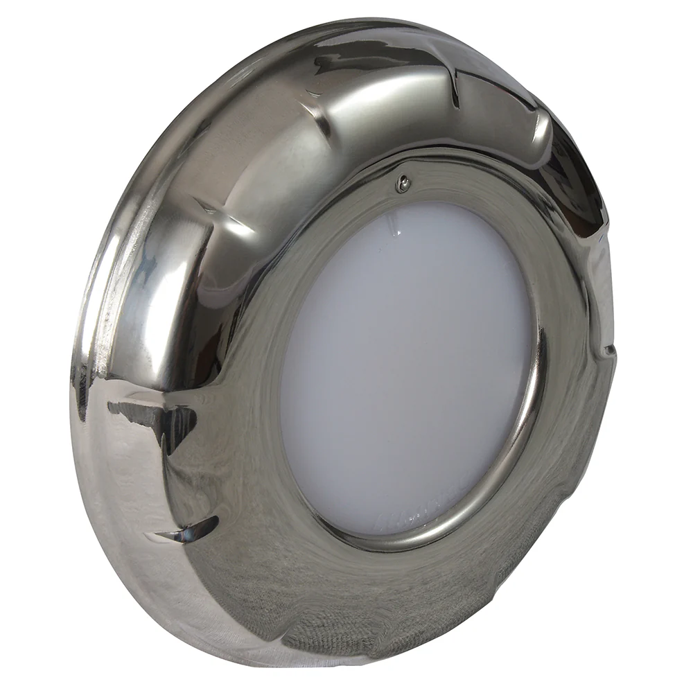 Lumitec Aurora - LED Dome Light - Polished SS Finish - 2-Color White/Blue Dimming [101138] - Image 2