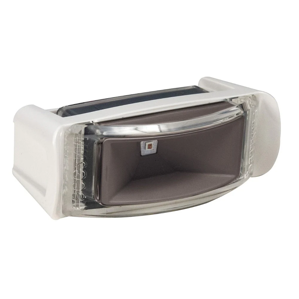 Lumitec Contour Inset Navigation Light - Stern White - White Housing [101867]