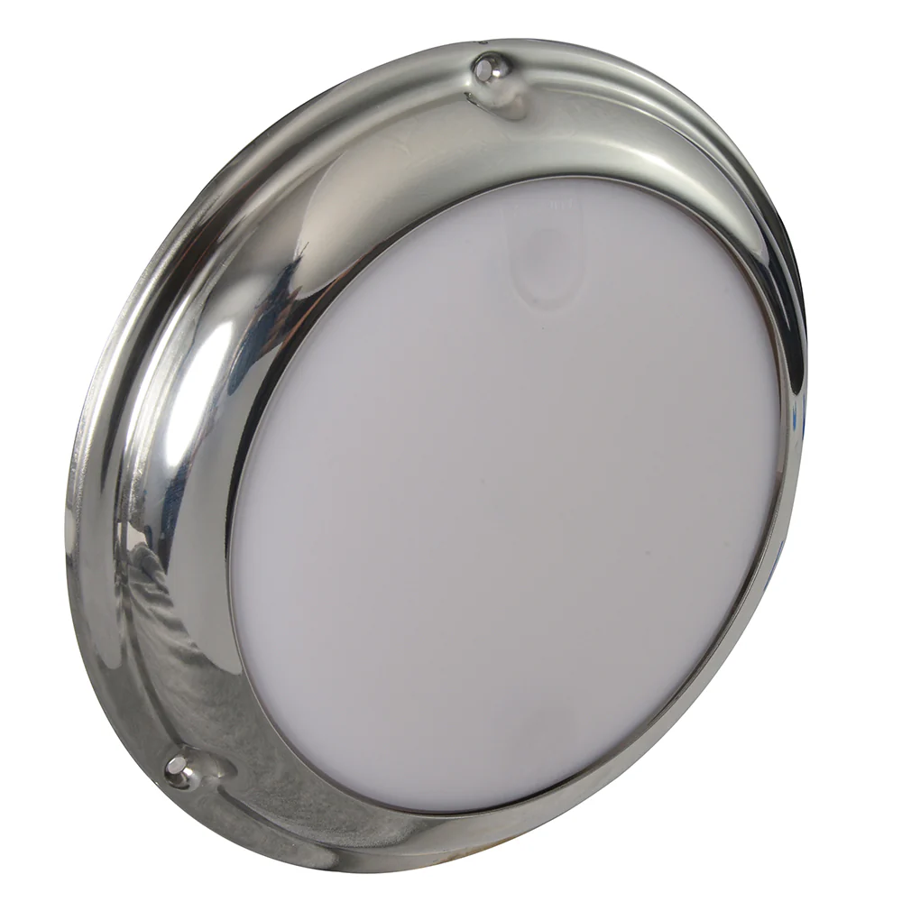 Lumitec TouchDome - Dome Light - Polished SS Finish - 2-Color White/Blue Dimming [101097] - Image 2