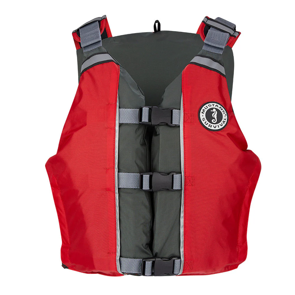 Mustang APF Foam Vest - Universal - Red/Grey [MV411102-861-0] - Image 2