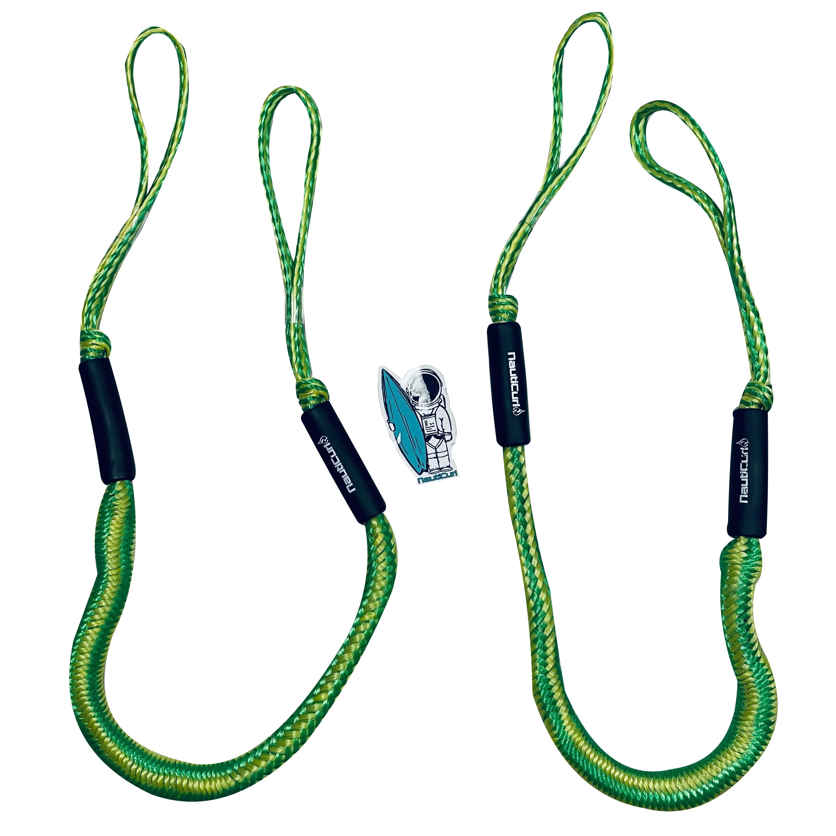 NautiCurl Bungee Boat Ropes - Shock Absorbing (2 Ropes) - Image 4