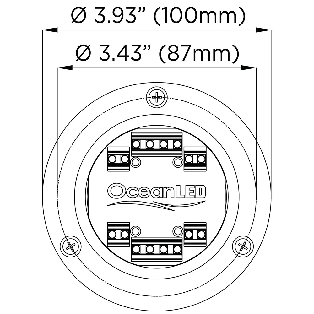 OceanLED Sport S3166S Underwater LED Light - Ultra White [012102W] - Image 4