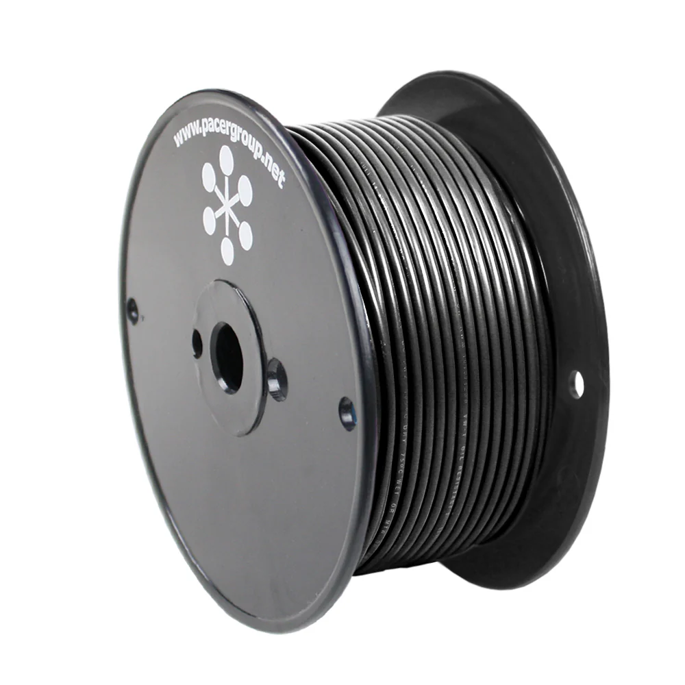 Pacer Black 10 AWG Primary Wire - 250  [WUL10BK-250]