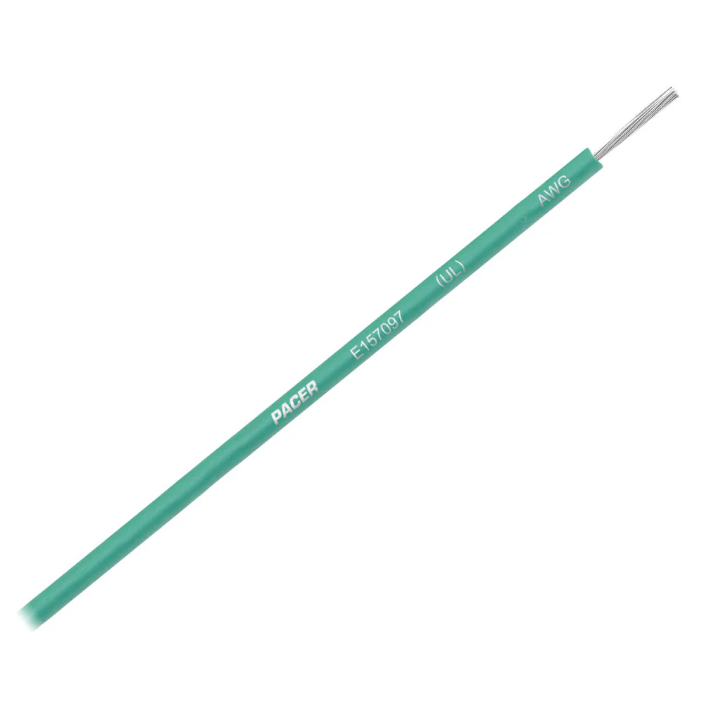 Pacer Green 8 AWG Primary Wire - 25  [WUL8GN-25]