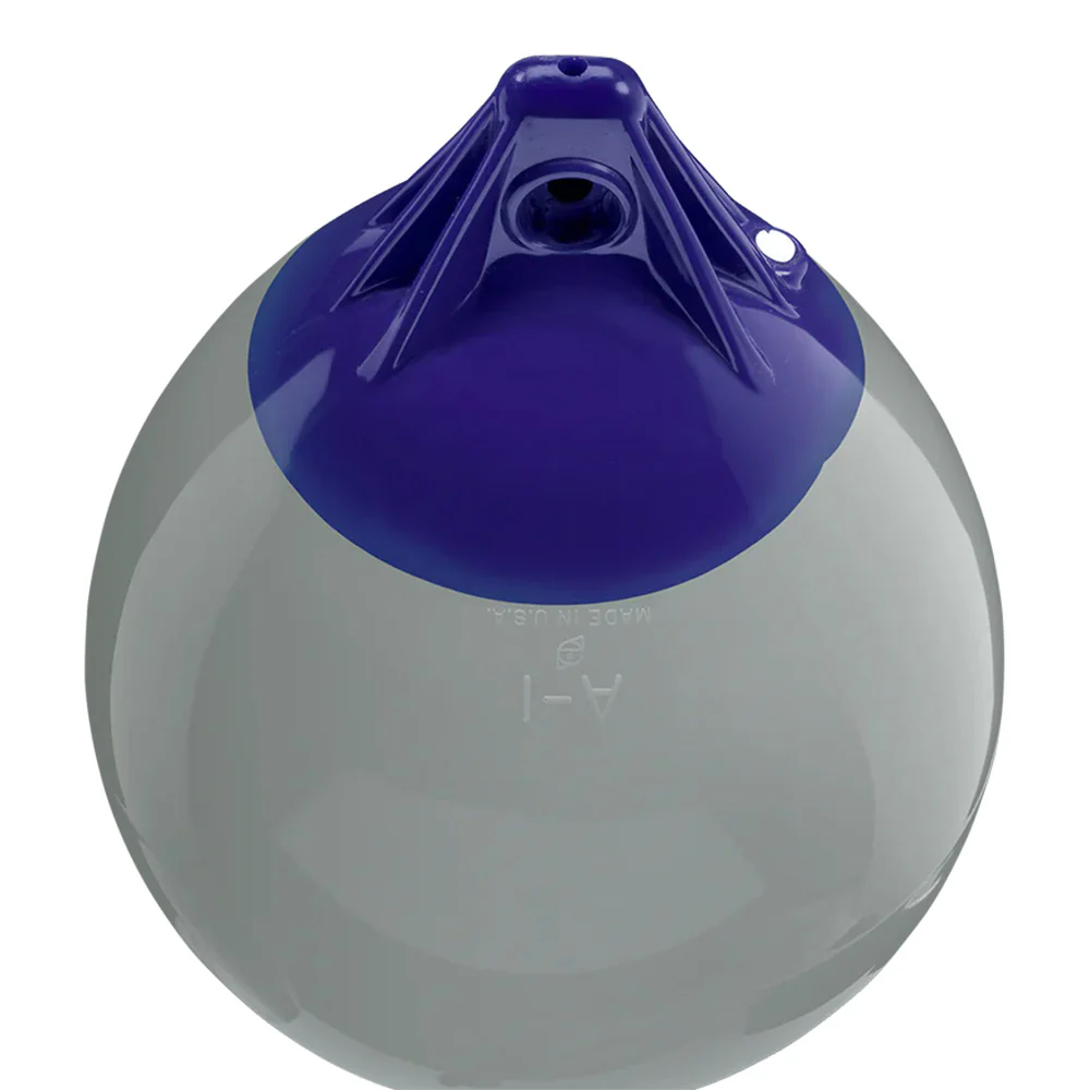 Polyform A-Series Buoy - 11" x 15" Diameter - A-1 - Grey [A-1 GREY] - Image 2