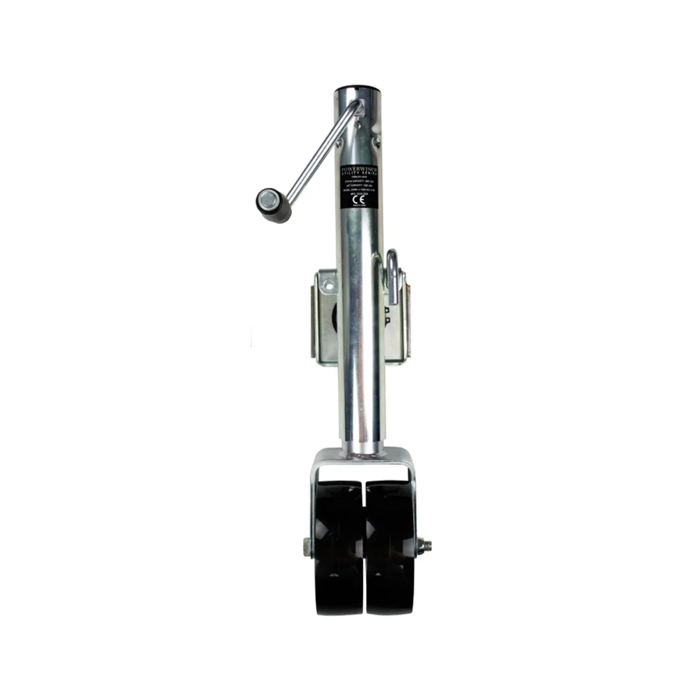 Powerwinch Utility Series Jack - 1500lb, Bolt-On, Double Wheel, Zinc [21500-J-1500-B2-Z-R]