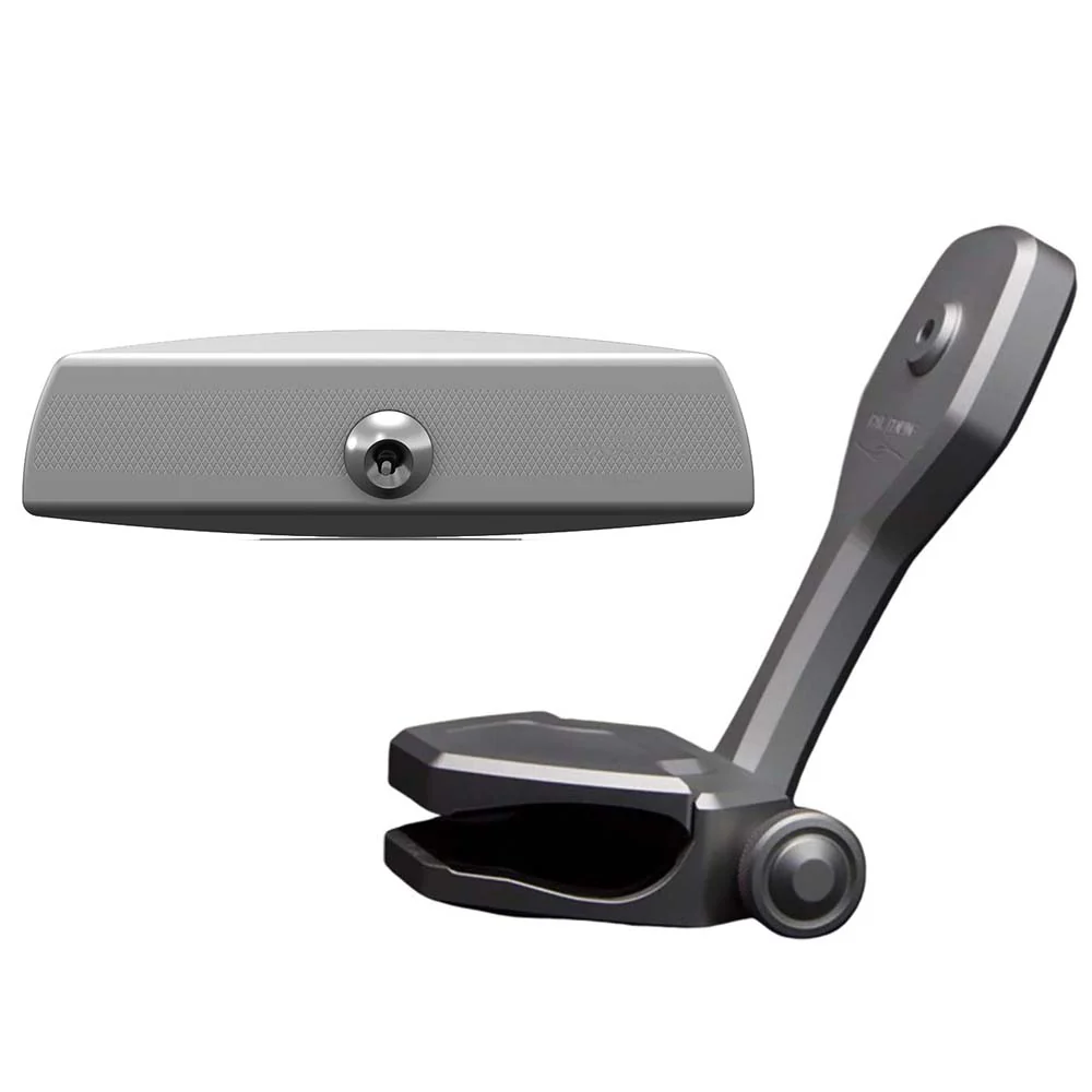 PTM Watersports Mirror/Bracket Kit w/VR-140 Elite Mirror  ZXR-320 (Titanium Grey) [P12848-1320TEBGR]