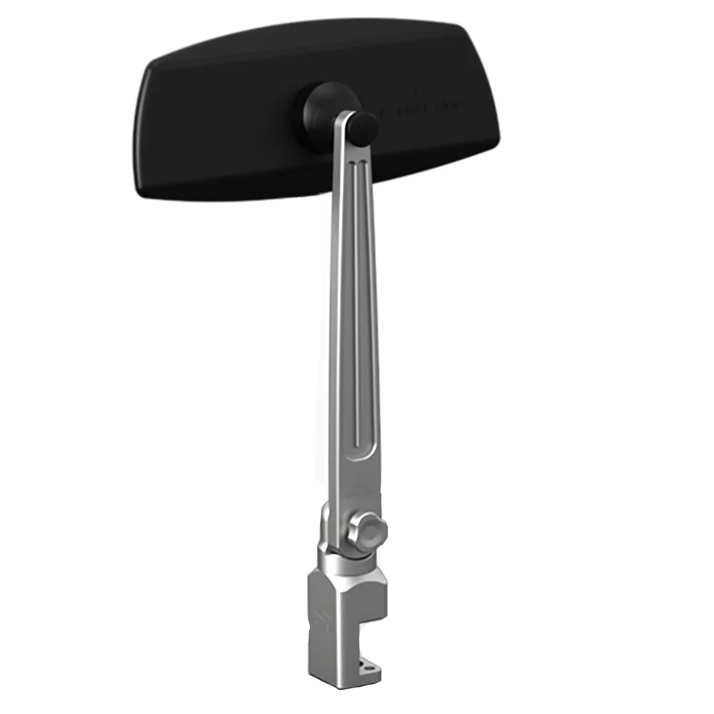PTM Watersports Pontoon Mirror/Bracket Kit w/VR-100 Pro  PCX-200 (Silver) [P13157-200TEBCL]
