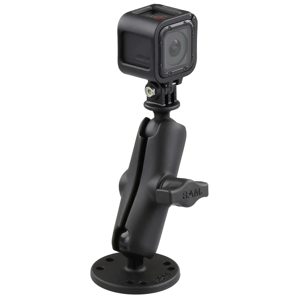 RAM Mount 1" Ball Mount w/Custom GoPro Hero Adapter [RAM-B-138-GOP1U] - Image 2