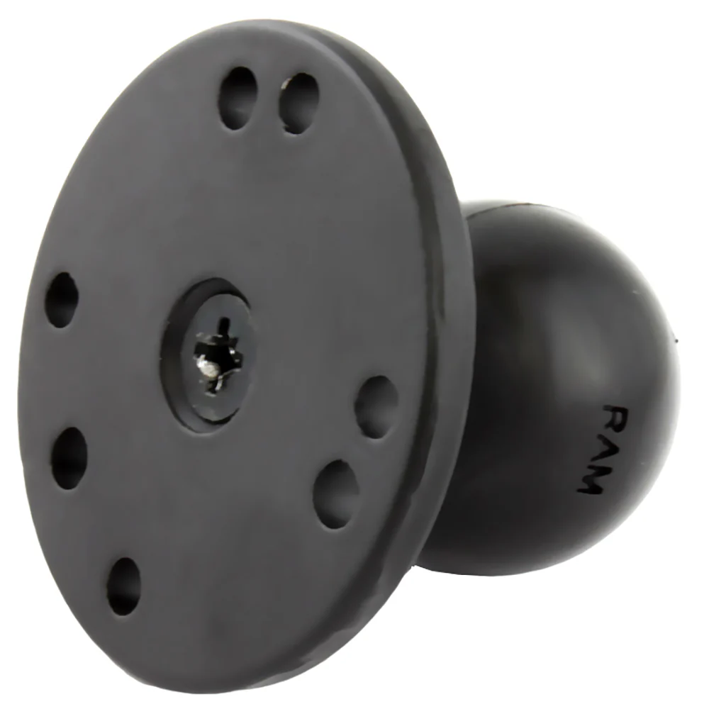 RAM Mount 2.5" Round Base w/0.31-18 Female Thread & 1.5" Ball - AMPs Pattern [RAM-202U-MT1] - Image 2